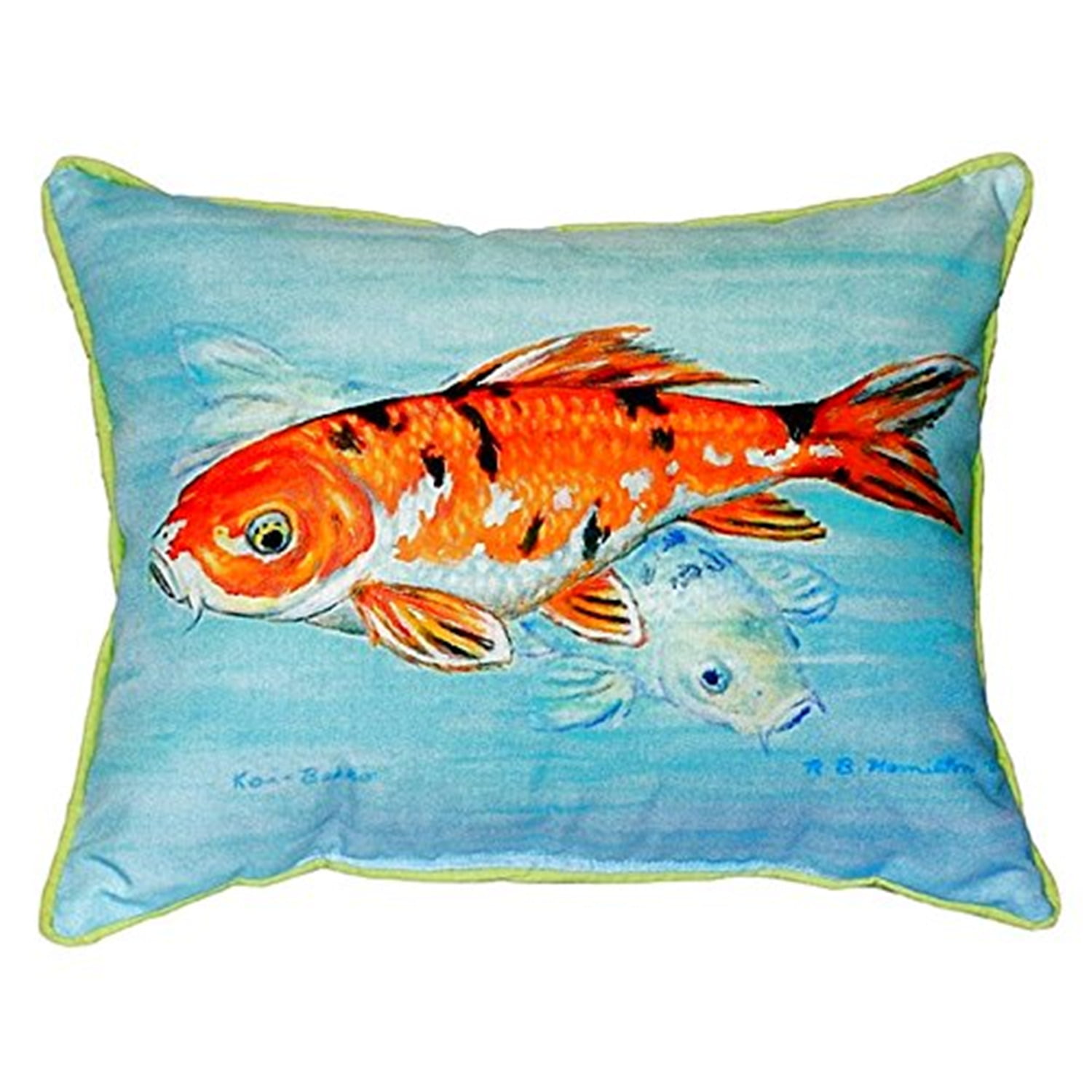 11 x 14 in. Koi Small Indoor & Outdoor Pillow