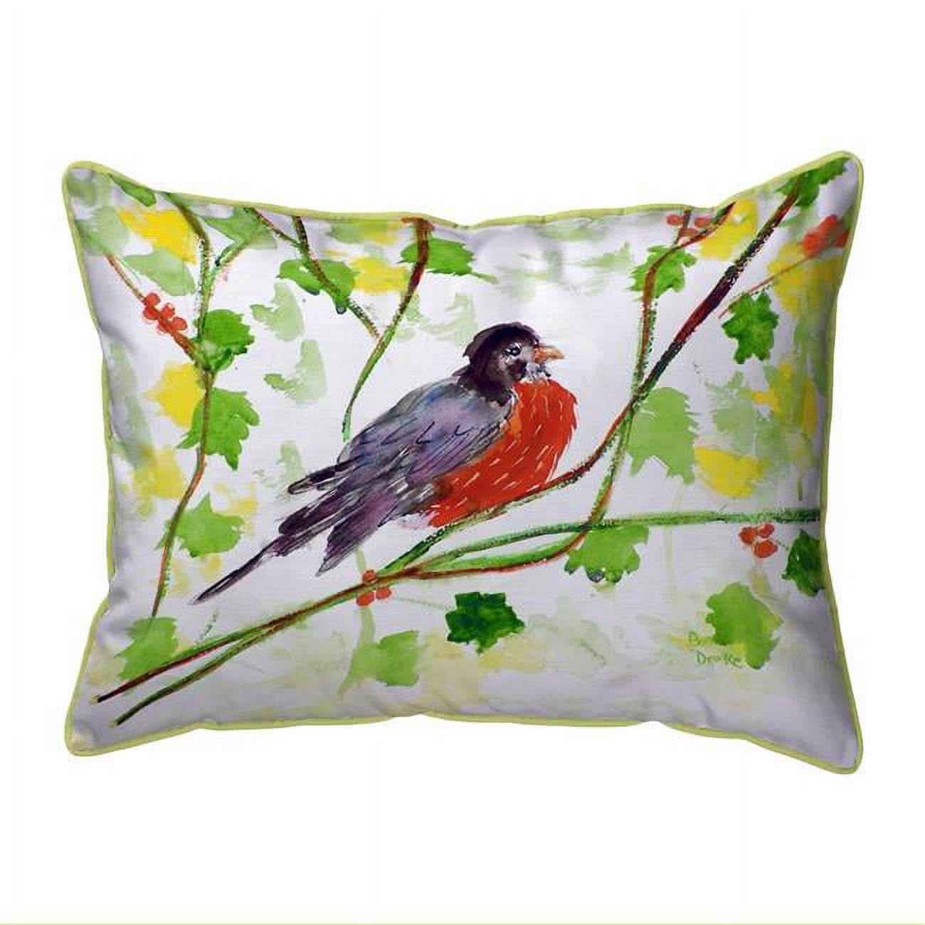 11 x 14 in. Robin Small Indoor & Outdoor Pillow