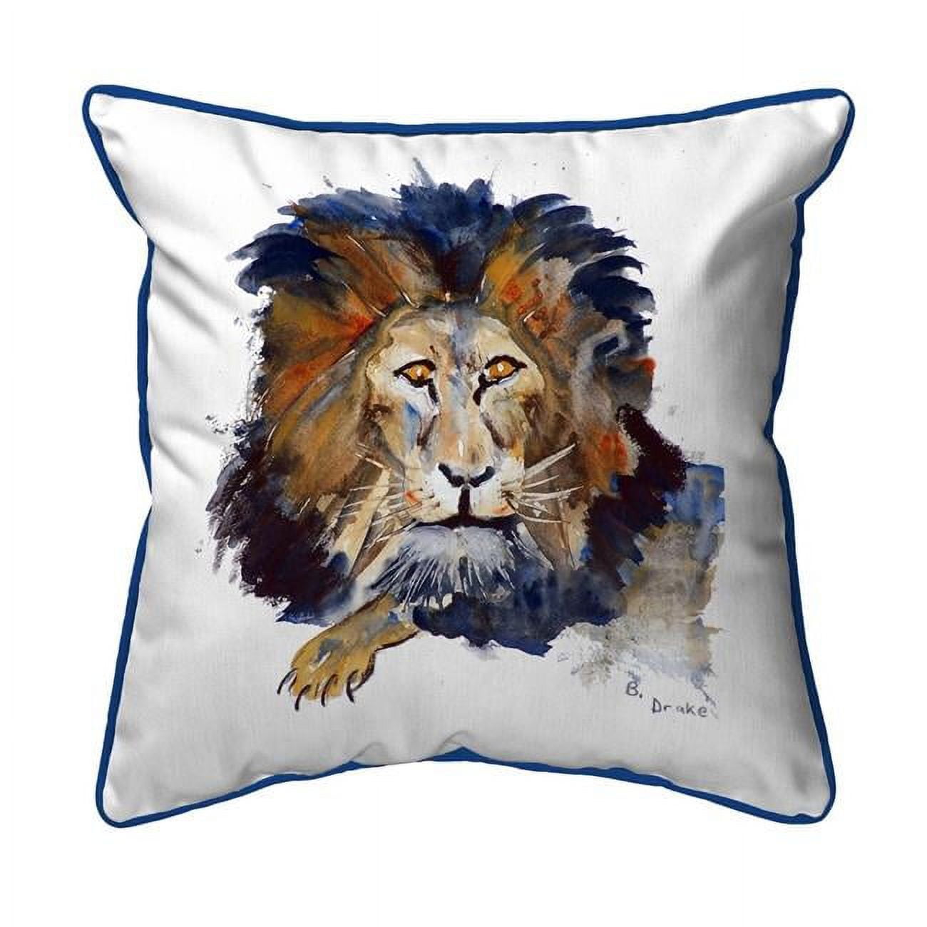 12 x 12 in. Lion Small Indoor & Outdoor Pillow