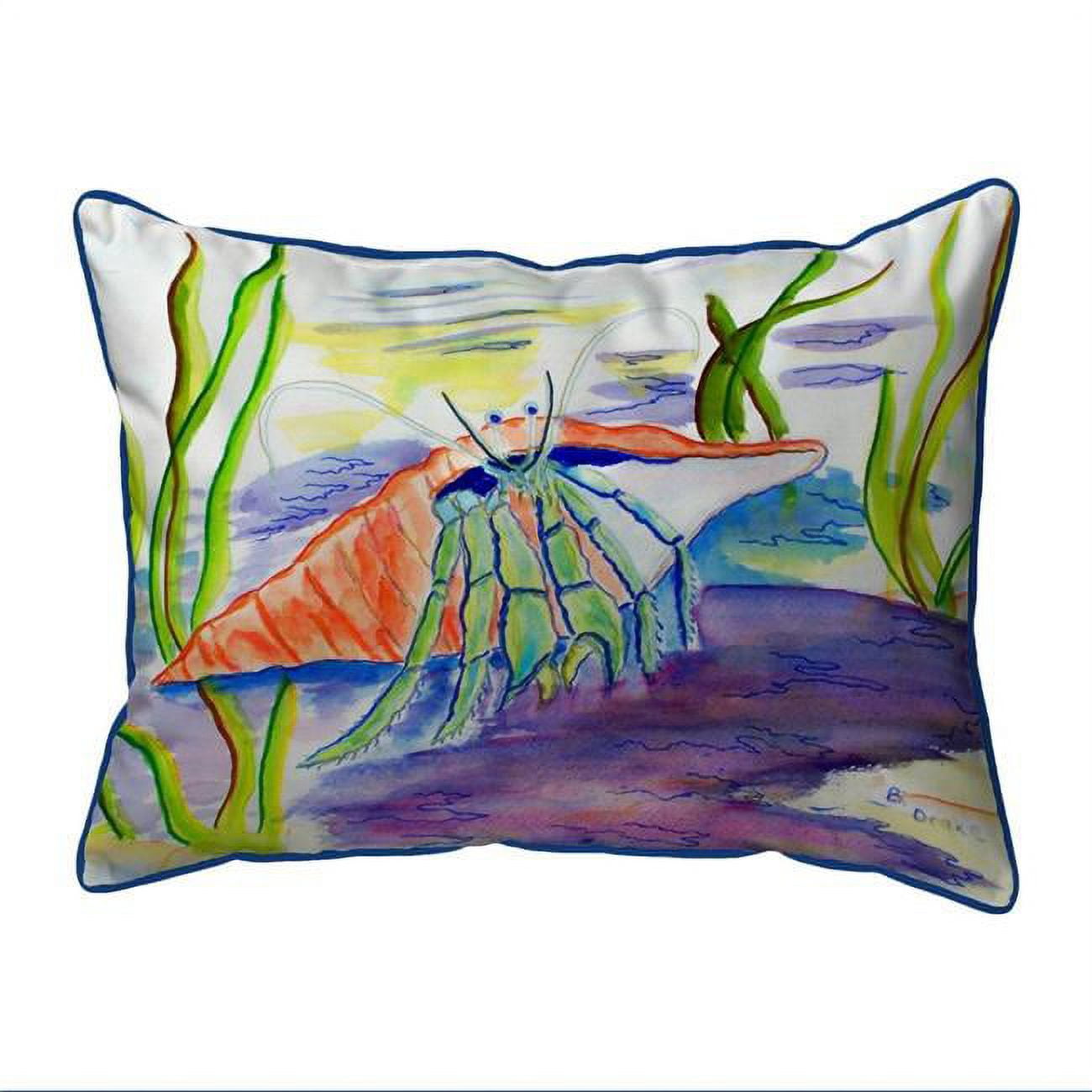 11 x 14 in. Hermit Crab Small Indoor & Outdoor Pillow