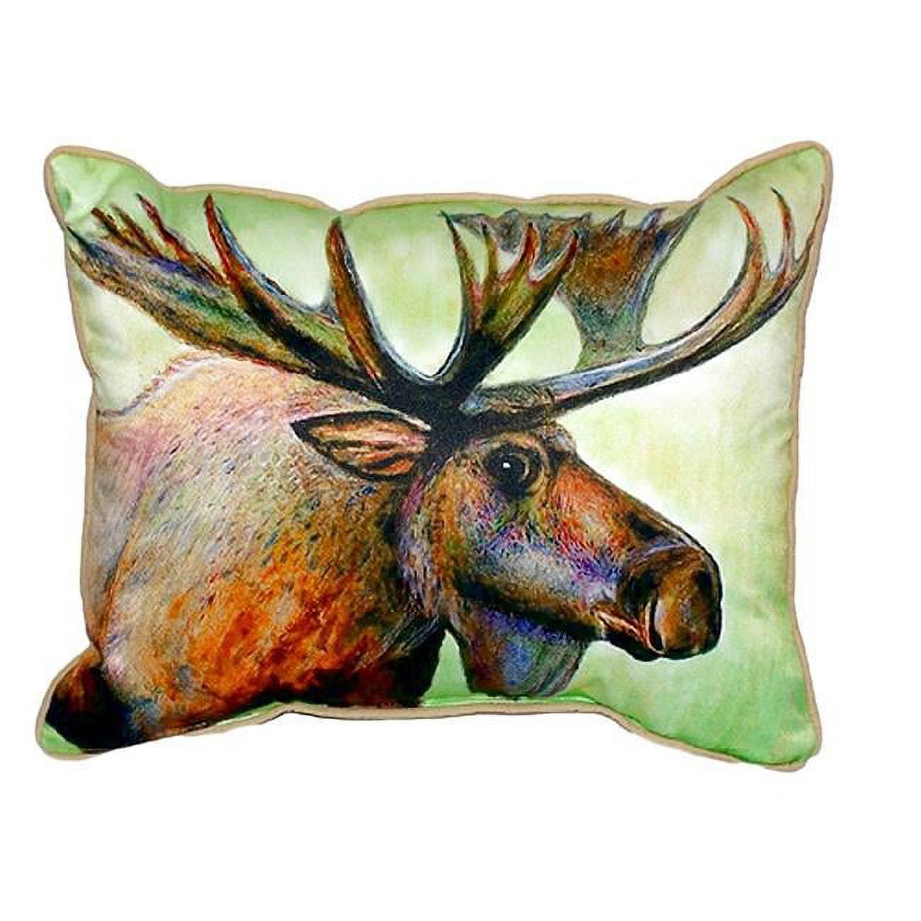 11 x 14 in. Moose Small Indoor & Outdoor Pillow