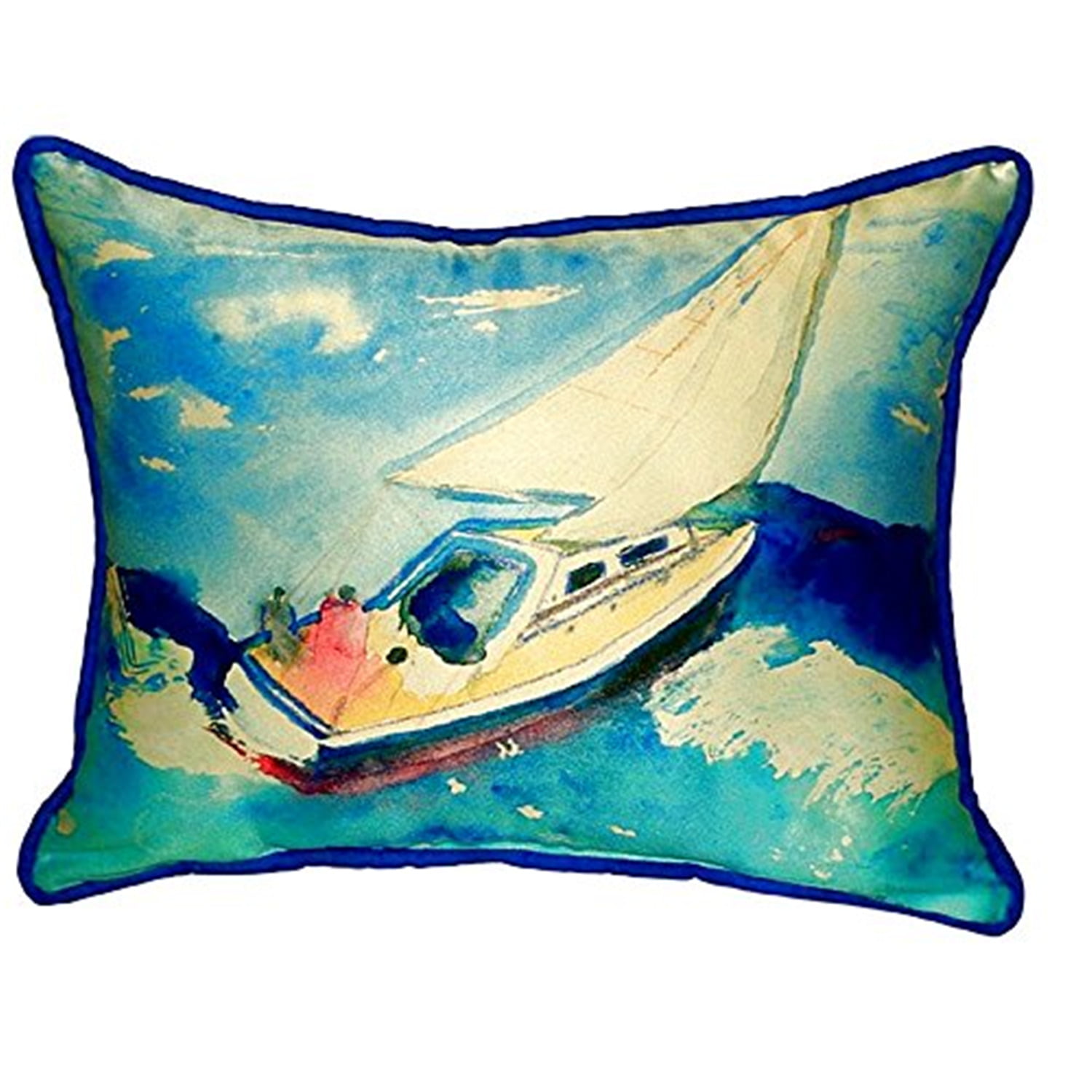11 x 14 in. Sailboat Small Indoor & Outdoor Pillow