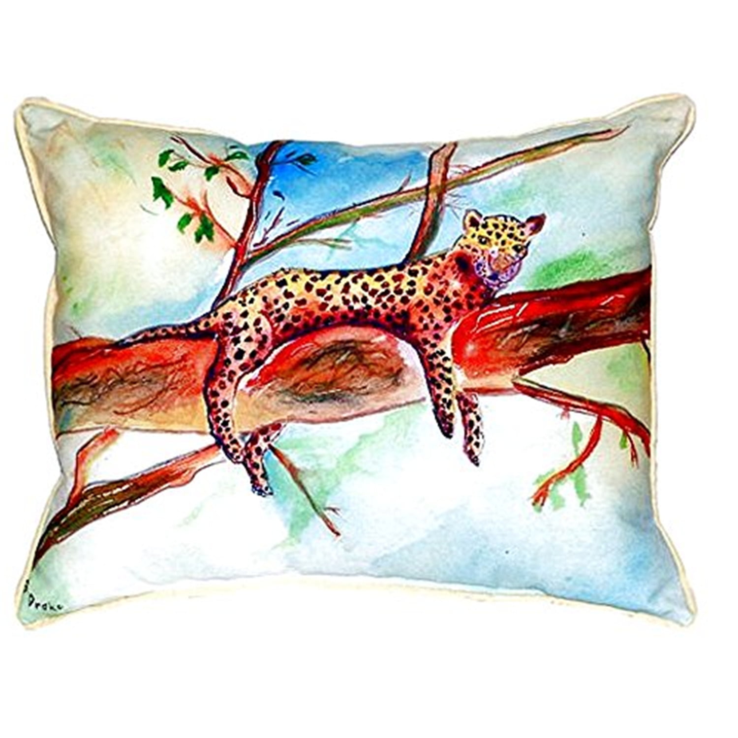 11 x 14 in. Leopard Small Indoor & Outdoor Pillow