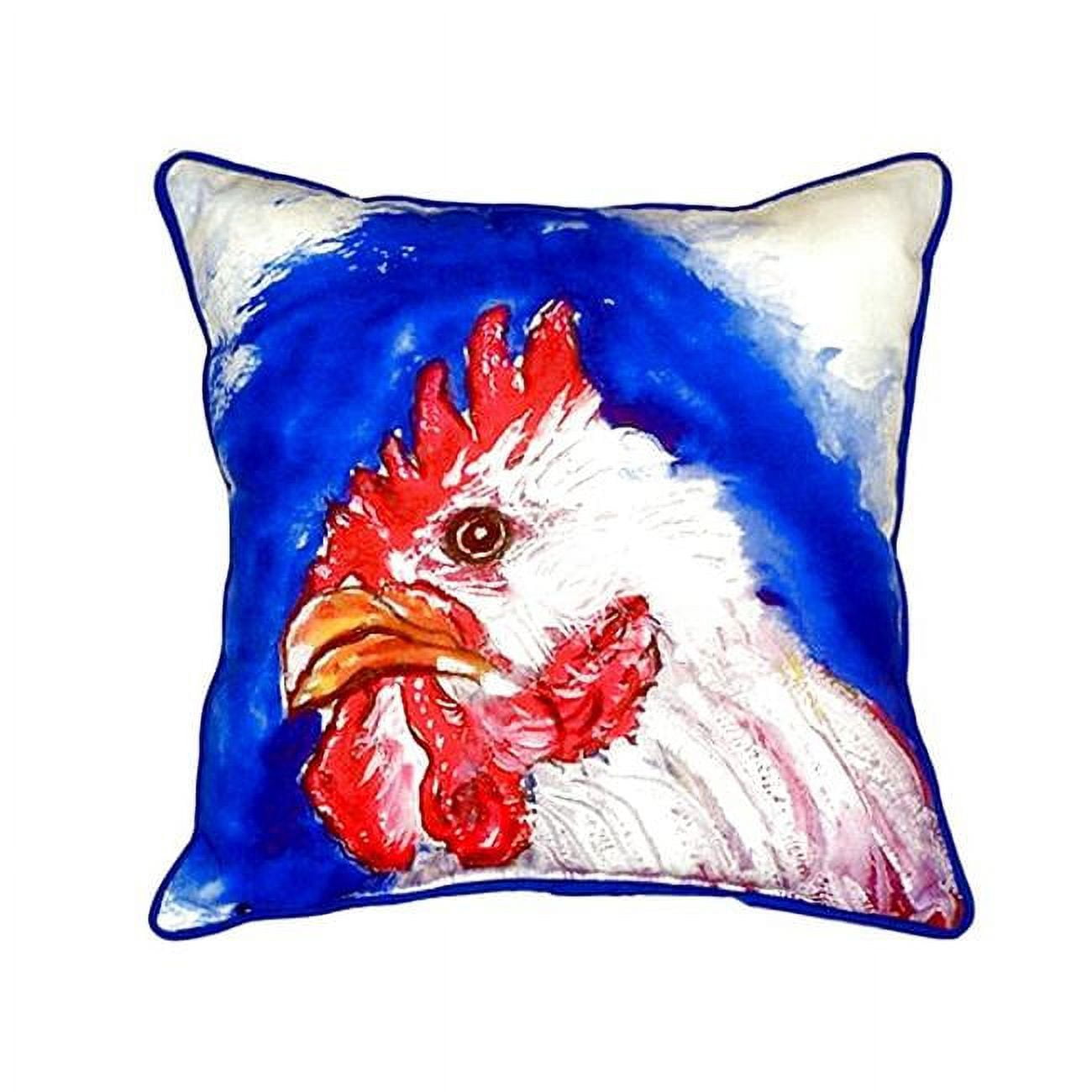 12 x 12 in. Rooster Head Small Indoor & Outdoor Pillow