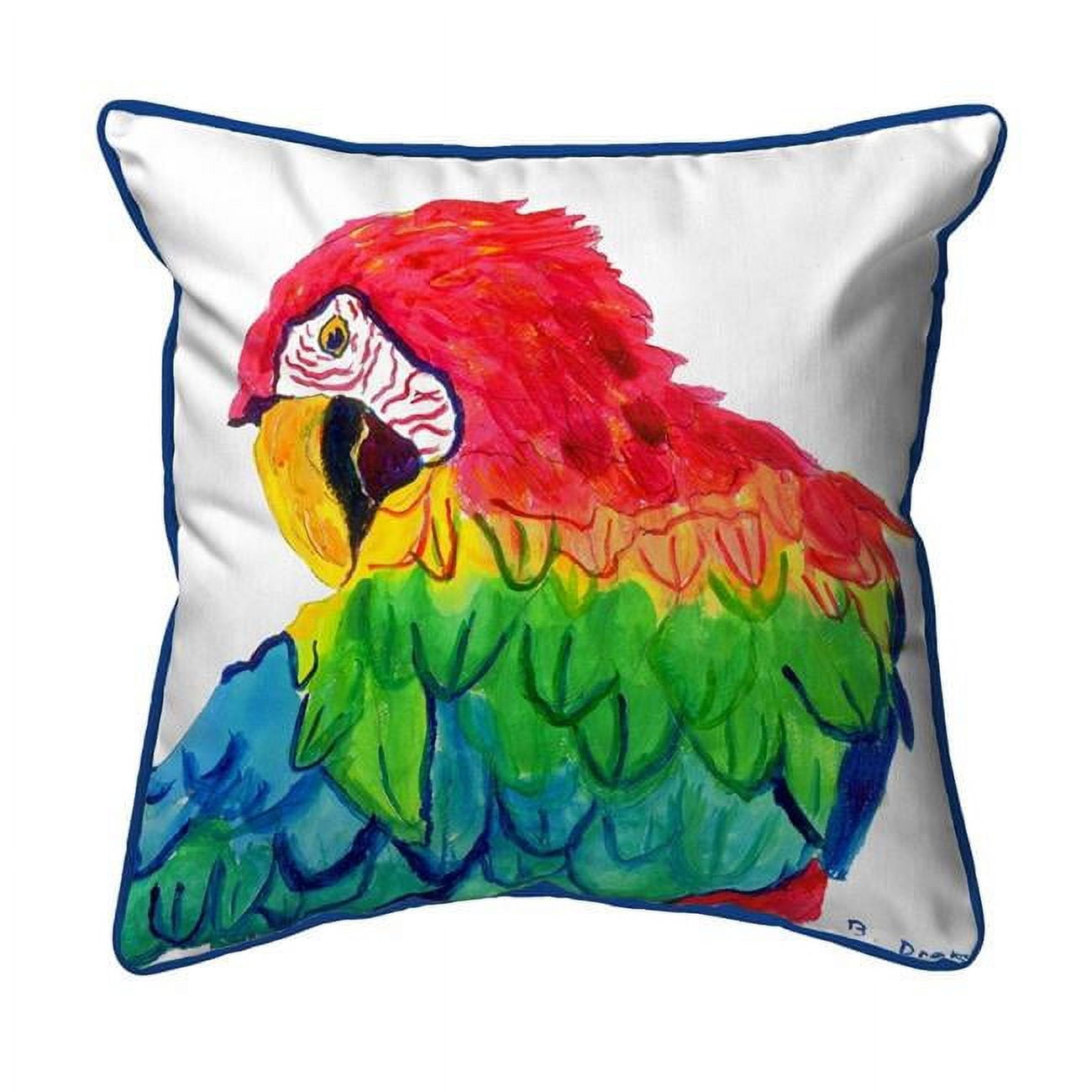 12 x 12 in. Parrot Head Small Indoor & Outdoor Pillow