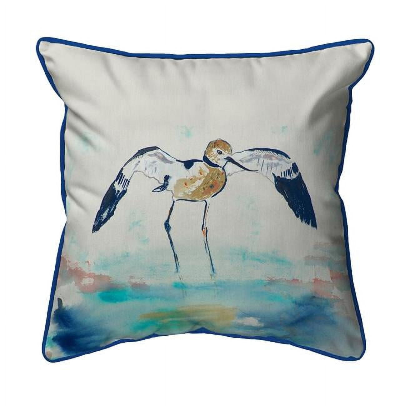 12 x 12 in. Betsys Avocet Small Indoor & Outdoor Pillow