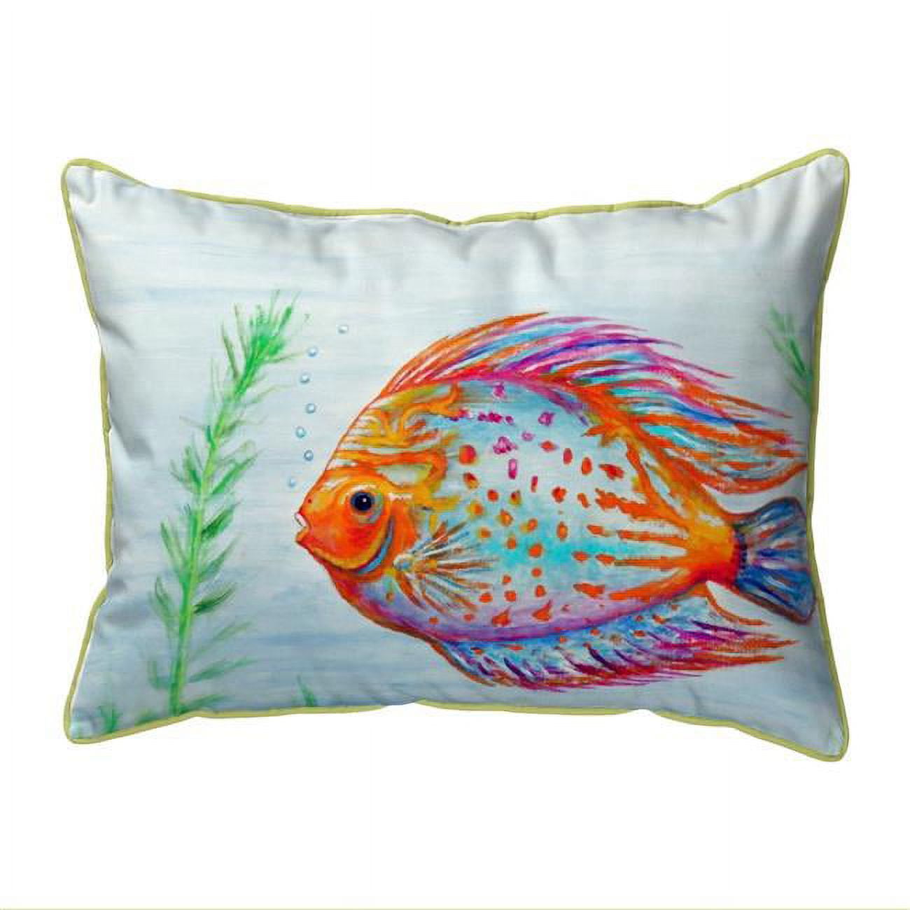 11 x 14 in. Orange Fish Small Indoor & Outdoor Pillow