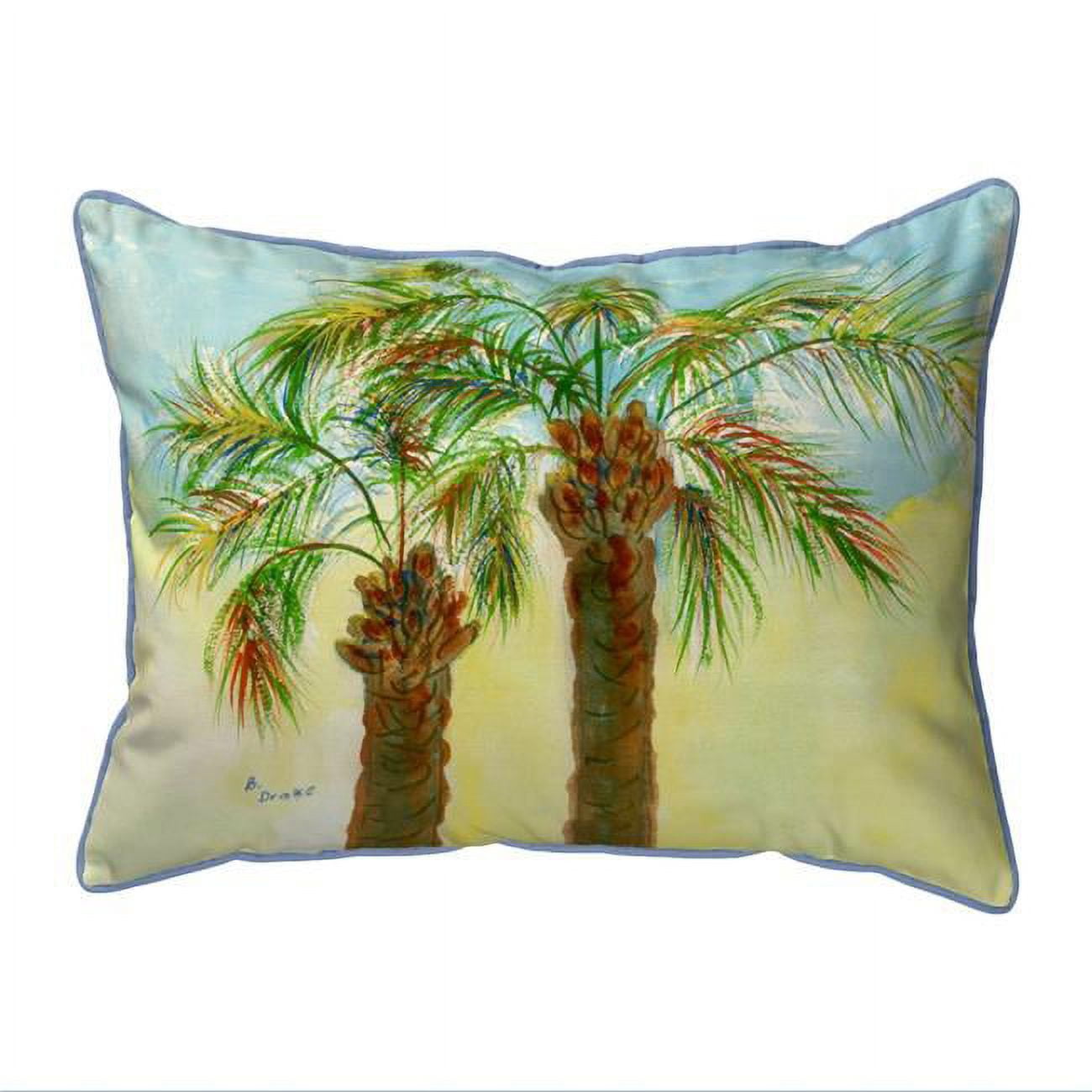11 x 14 in. Betsys Palms Small Indoor & Outdoor Pillow