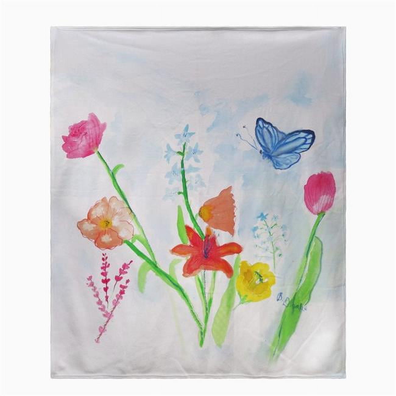 Picture of Betsy Drake BK1102 Pastel Garden Throw