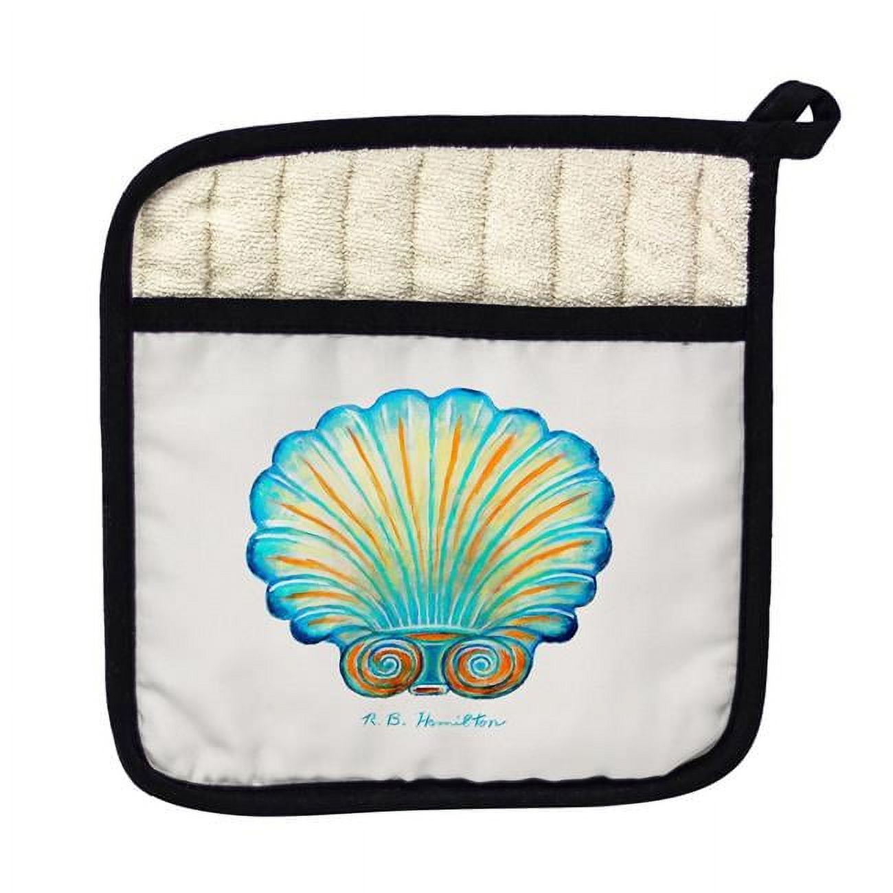 Picture of Betsy Drake PT113 Rays Scallop Pot Holder