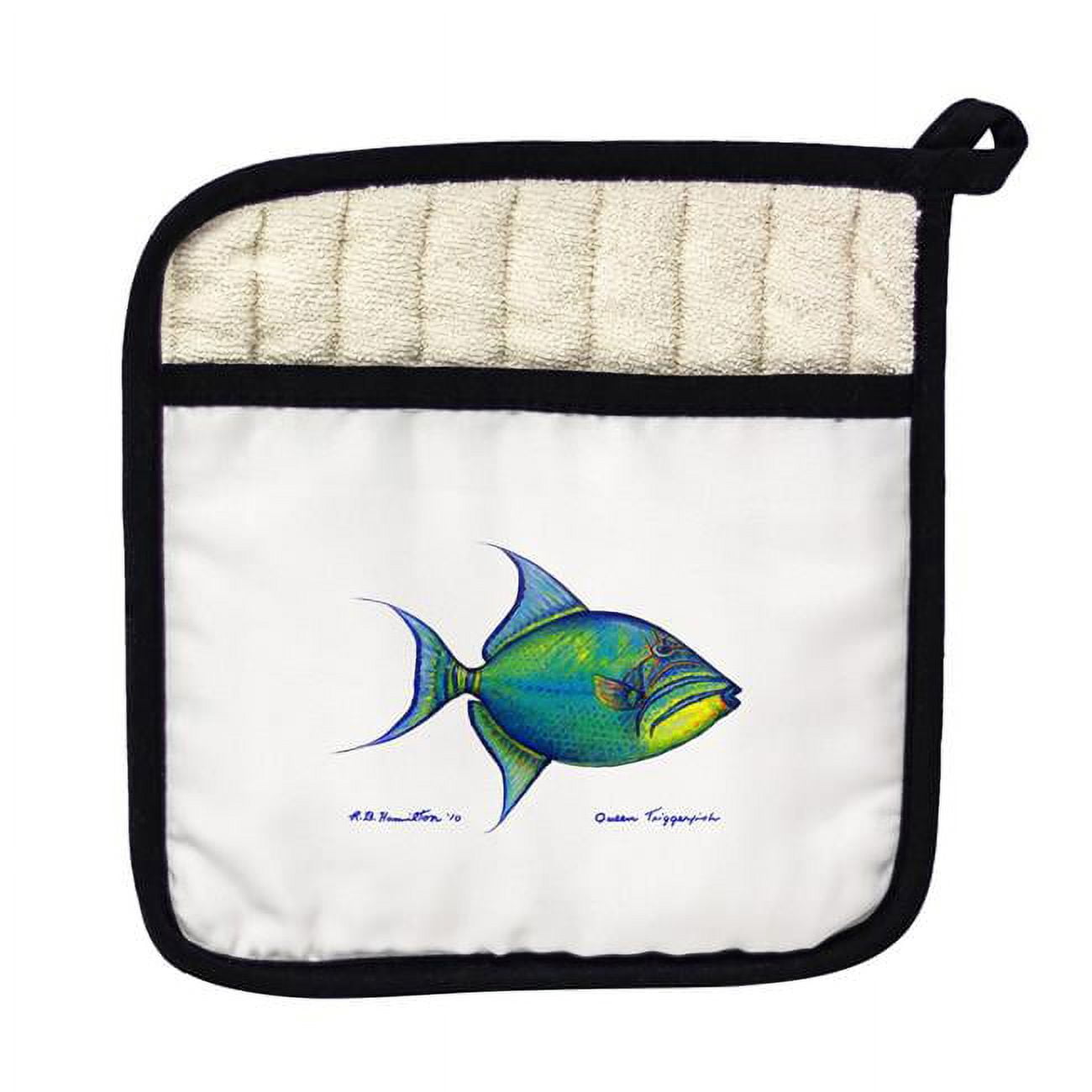 Betsy Drake PT114 Trigger Fish Pot Holder