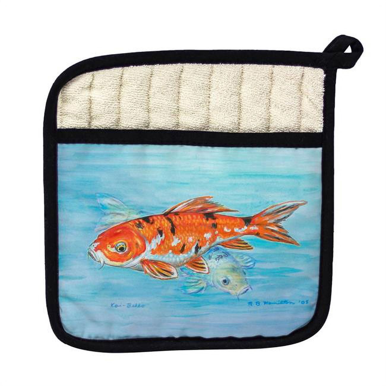 Picture of Betsy Drake PT117 Koi Pot Holder