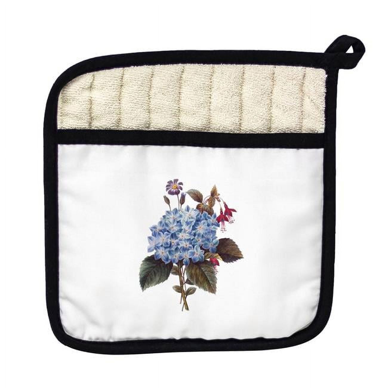 Picture of Betsy Drake PT127 Blue Hydrangea Pot Holder