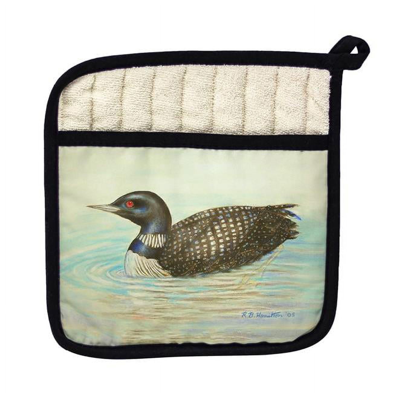 Picture of Betsy Drake PT130 Loon Pot Holder