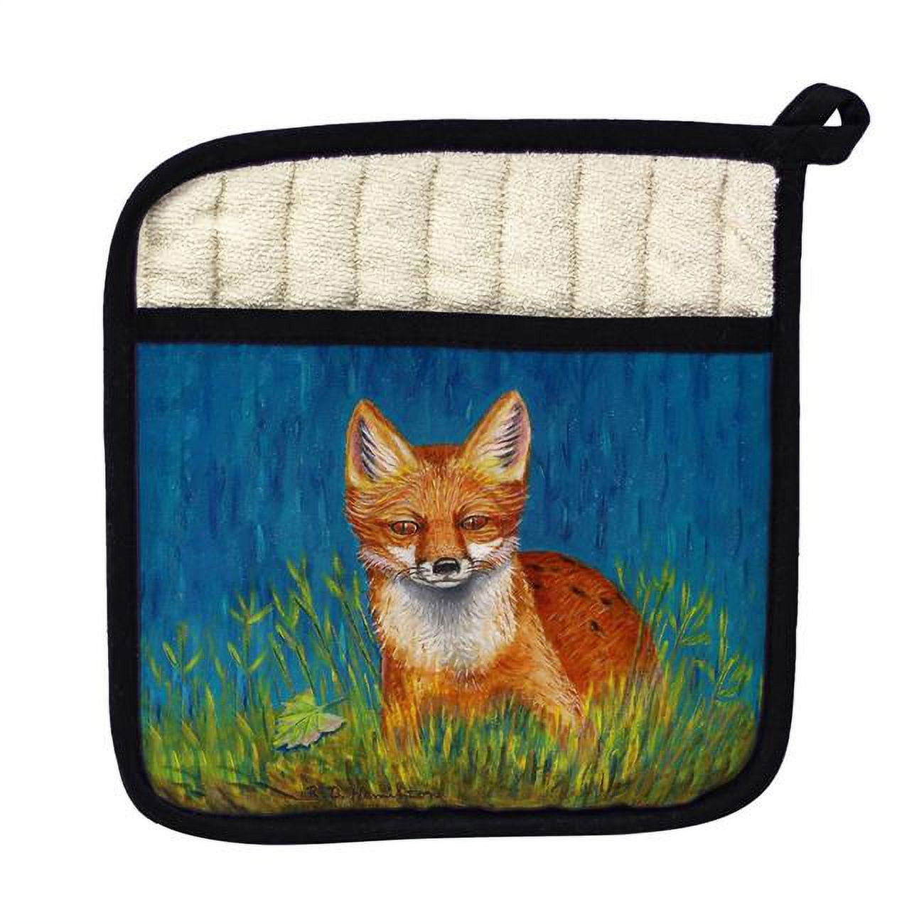 Betsy Drake PT139 Red Fox Pot Holder