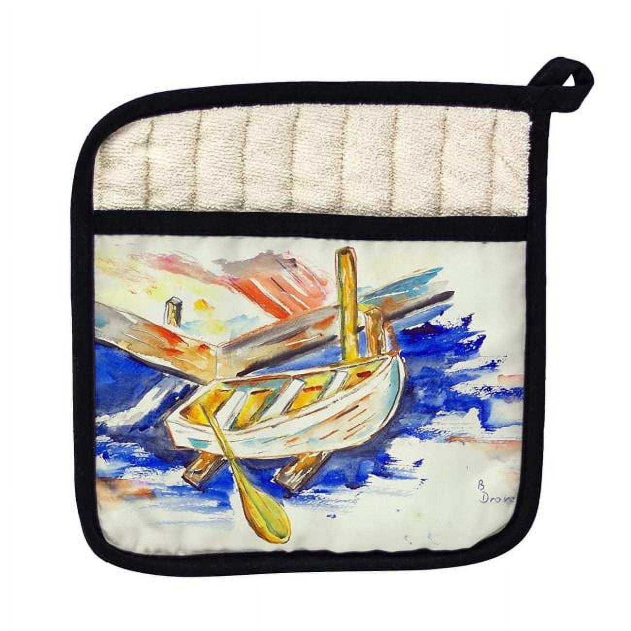 Picture of Betsy Drake PT140 Betsys Row Boat Pot Holder