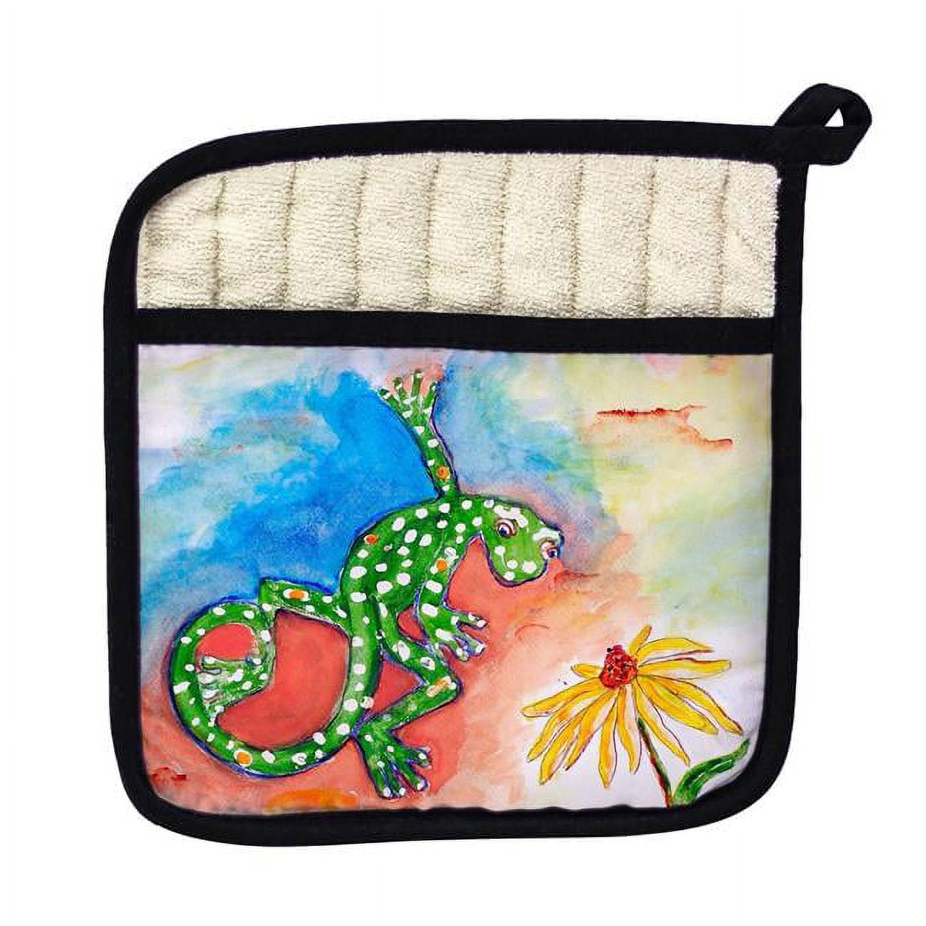 Betsy Drake PT143 Gecko Pot Holder