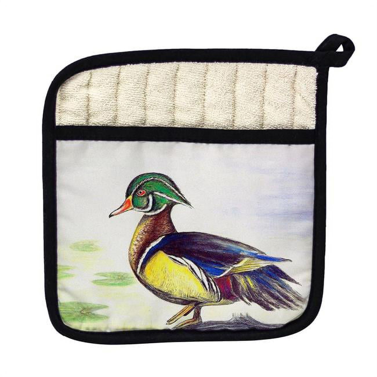 Picture of Betsy Drake PT145 Male Wood Duck Pot Holder