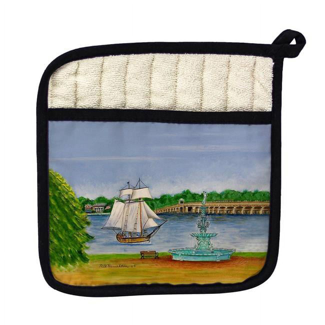 Picture of Betsy Drake PT159 Chestertown, MD College Pot Holder