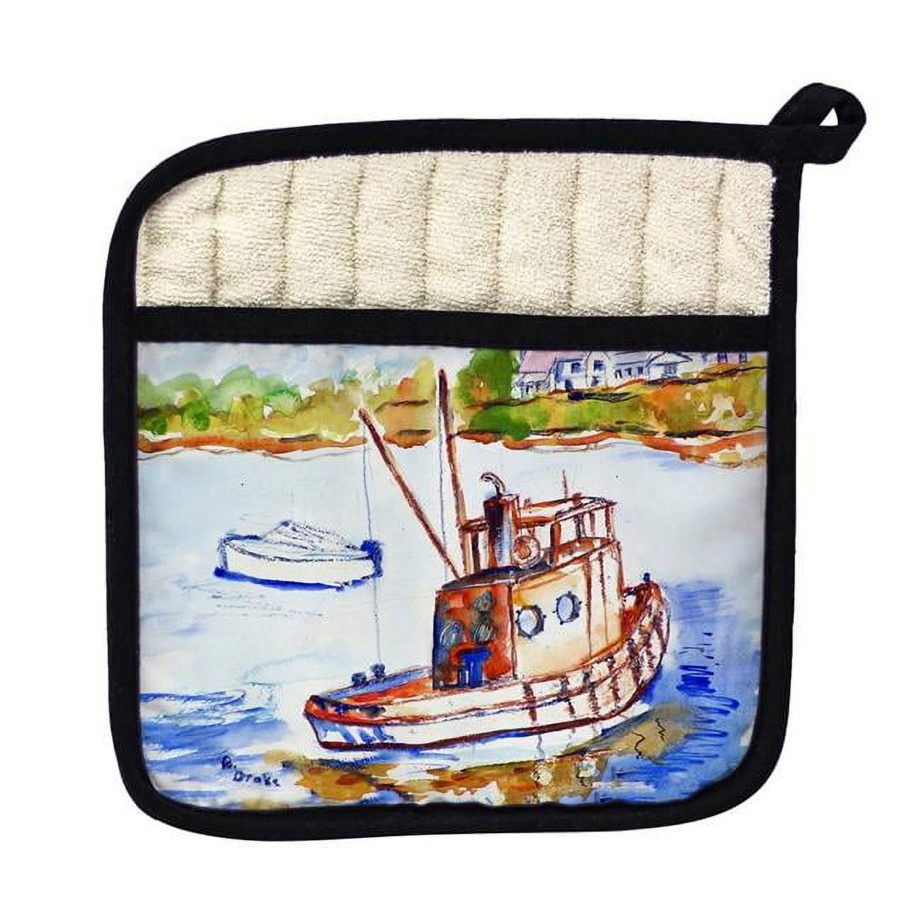 Betsy Drake PT165 Rusty Boat Pot Holder