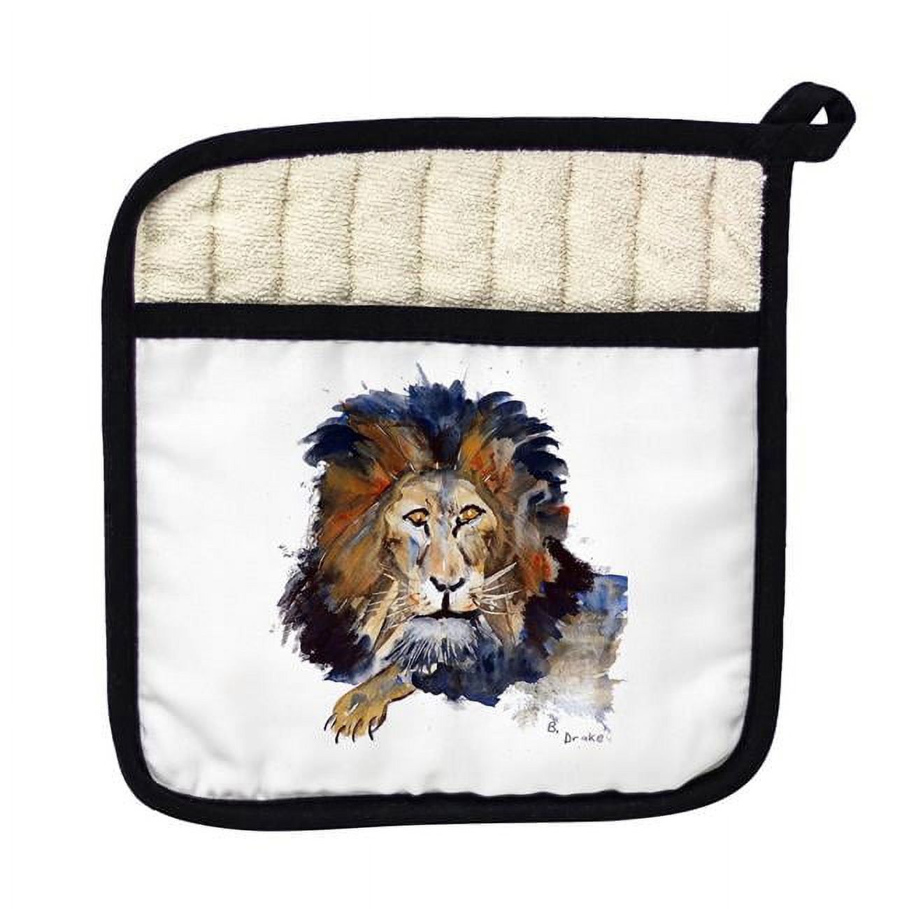 Picture of Betsy Drake PT168 Lion Pot Holder