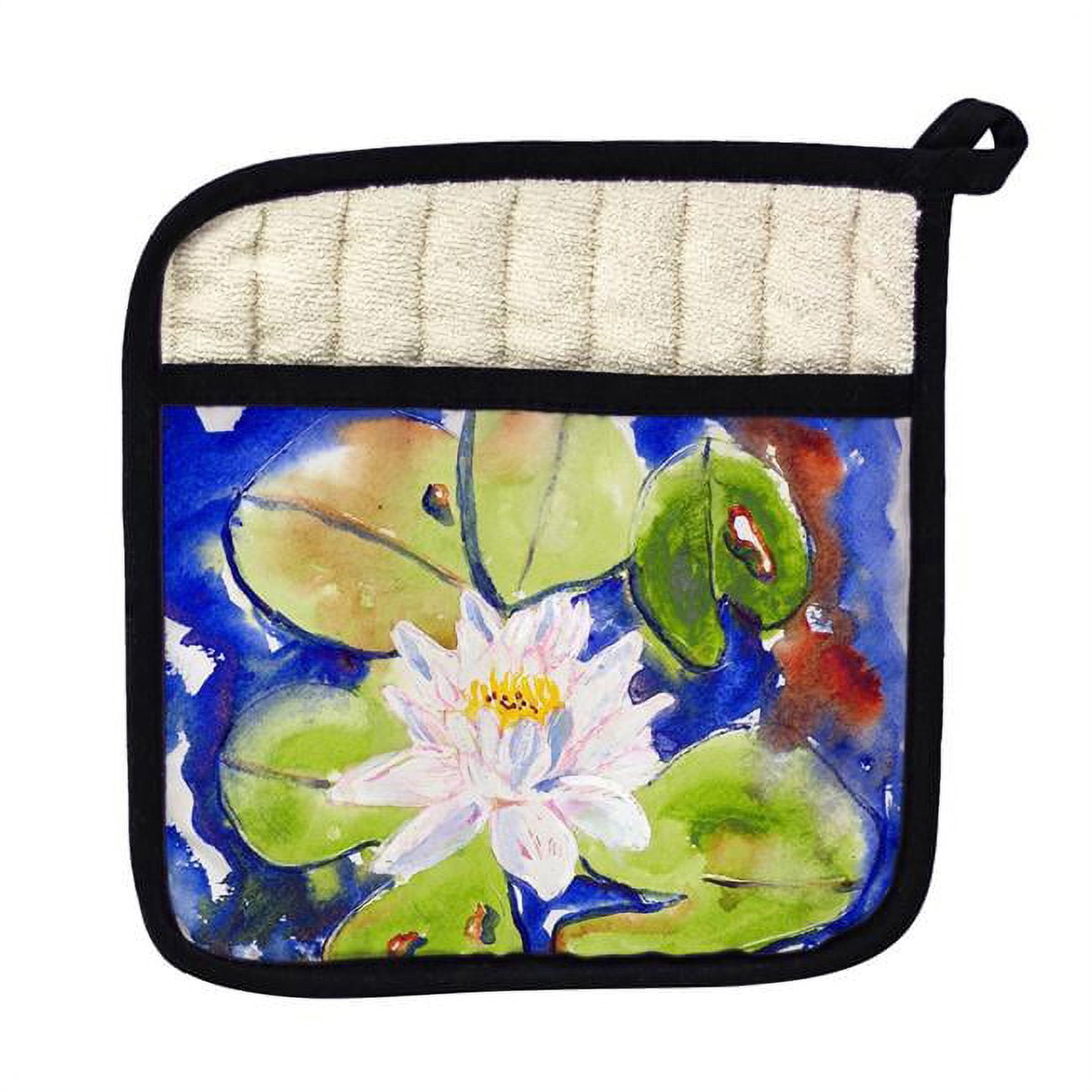 Betsy Drake PT171 Lily Pad Flower Pot Holder