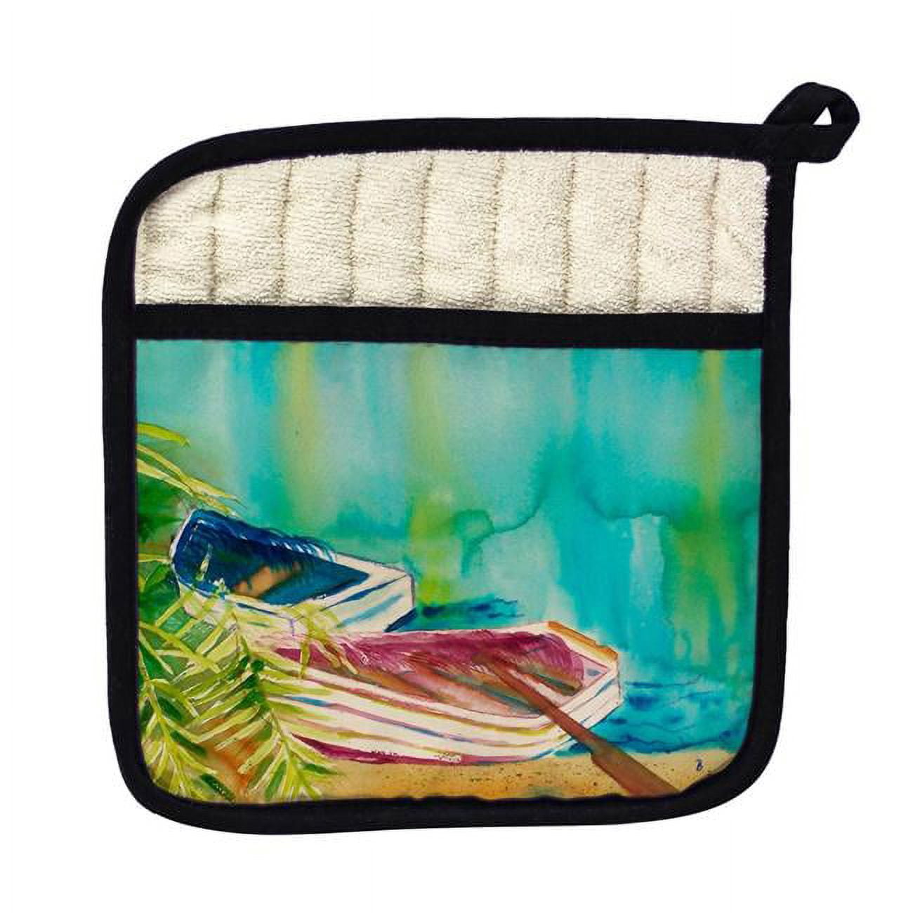 Picture of Betsy Drake PT224 Row Boats Pot Holder
