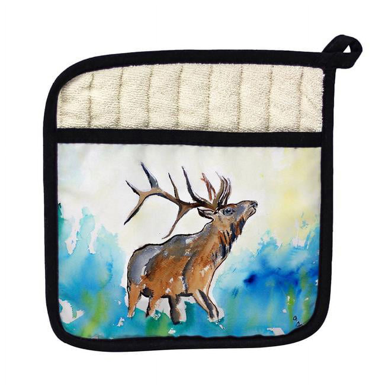 Picture of Betsy Drake PT237 Elk Pot Holder