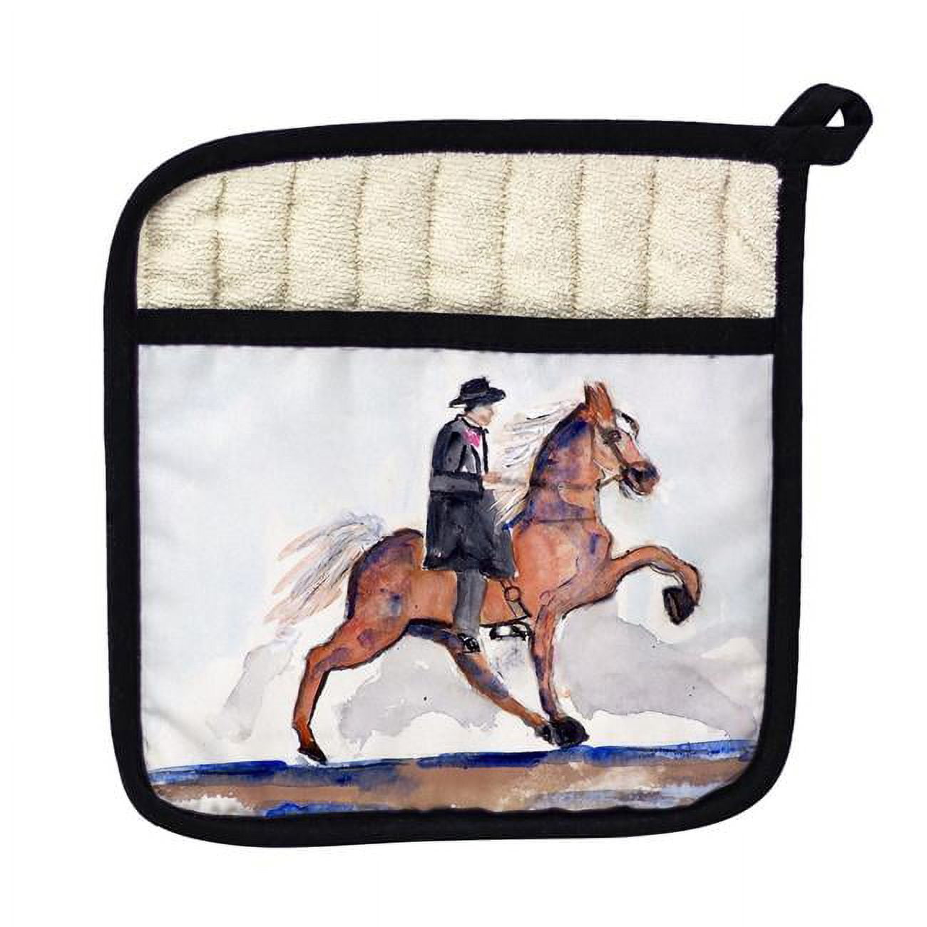 Picture of Betsy Drake PT261 Brown Walking Horse Pot Holder