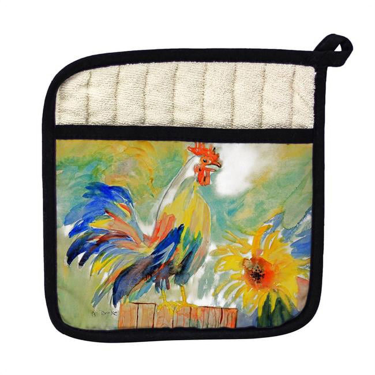 Picture of Betsy Drake PT265 Betsys Rooster Pot Holder