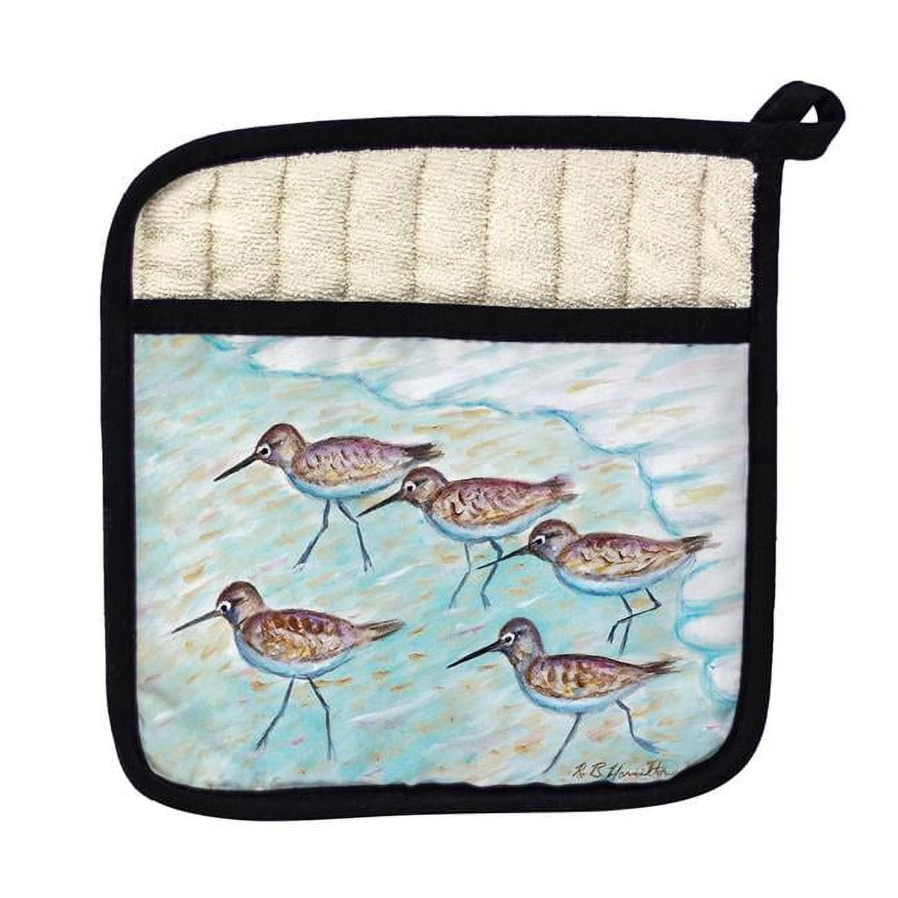 Picture of Betsy Drake PT269 Sandpipers Pot Holder