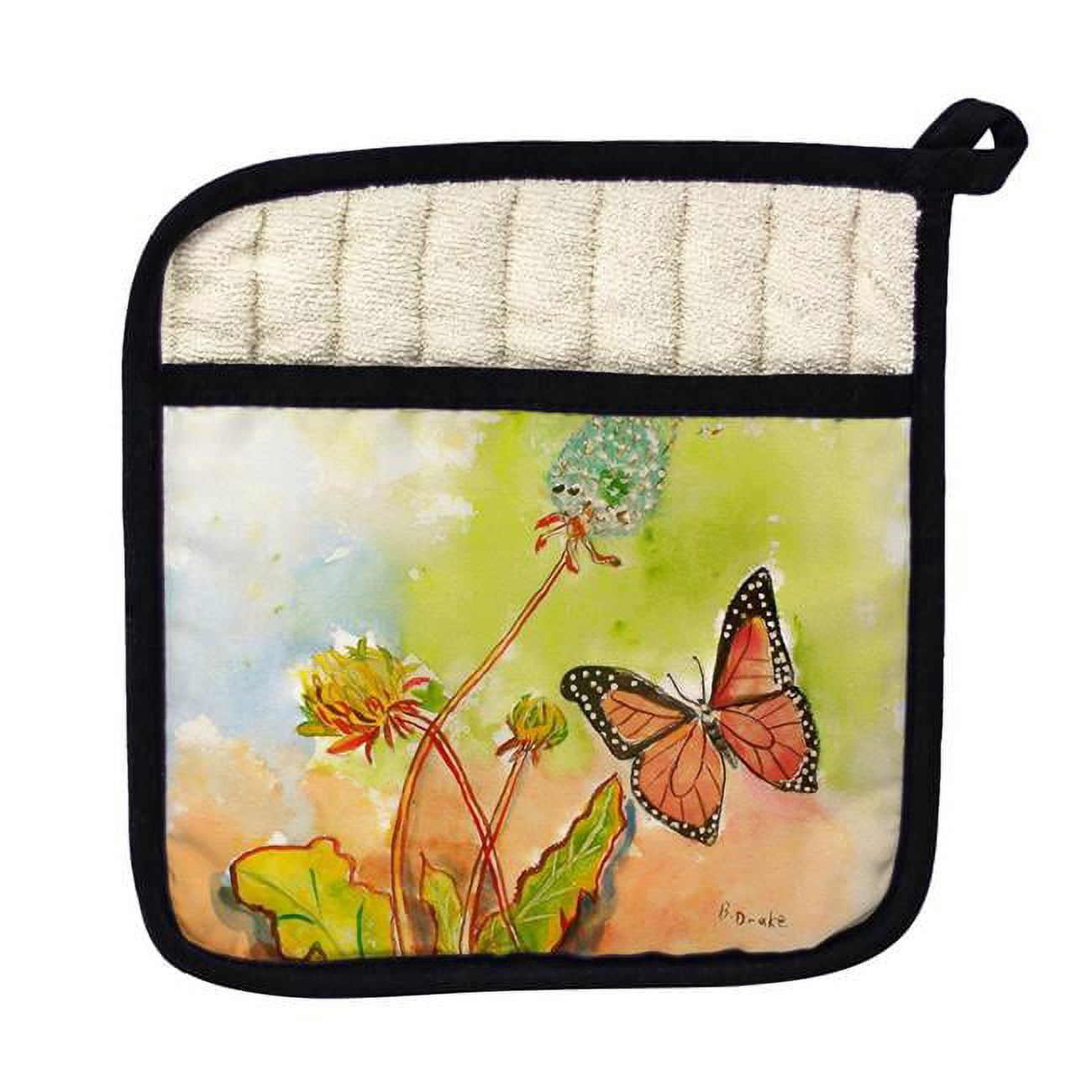 Picture of Betsy Drake PT278 Betsys Butterfly Pot Holder