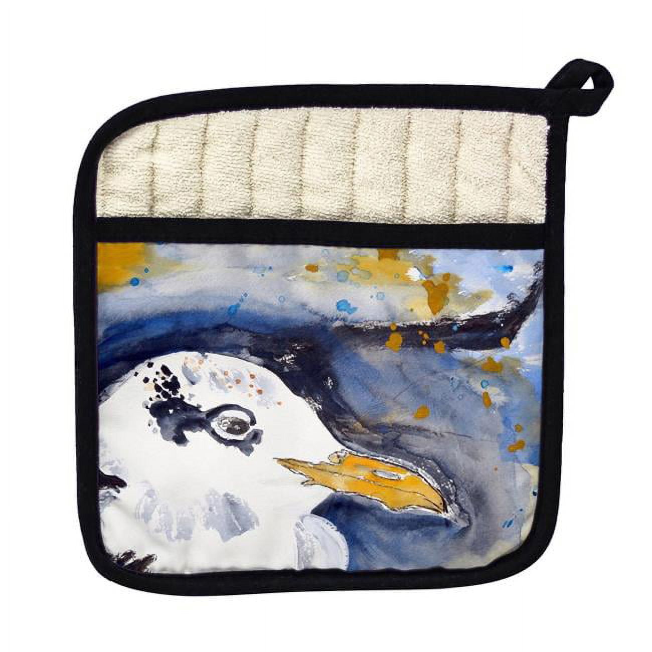 Betsy Drake PT293 Gull Portrait Right Pot Holder