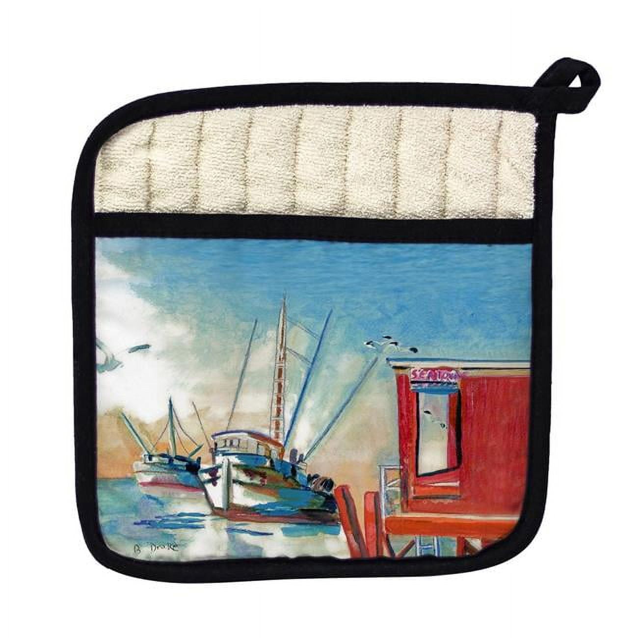 Picture of Betsy Drake PT308 Shrimp Boat Pot Holder
