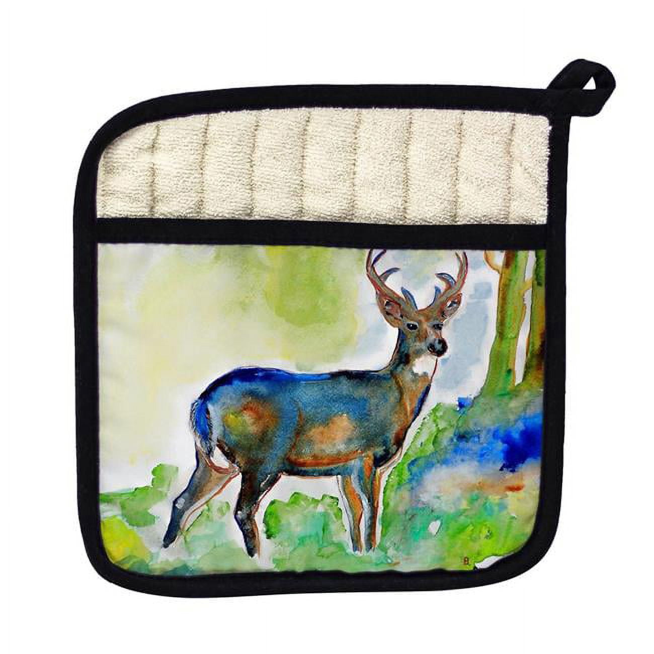Picture of Betsy Drake PT336 Betsys Deer Pot Holder