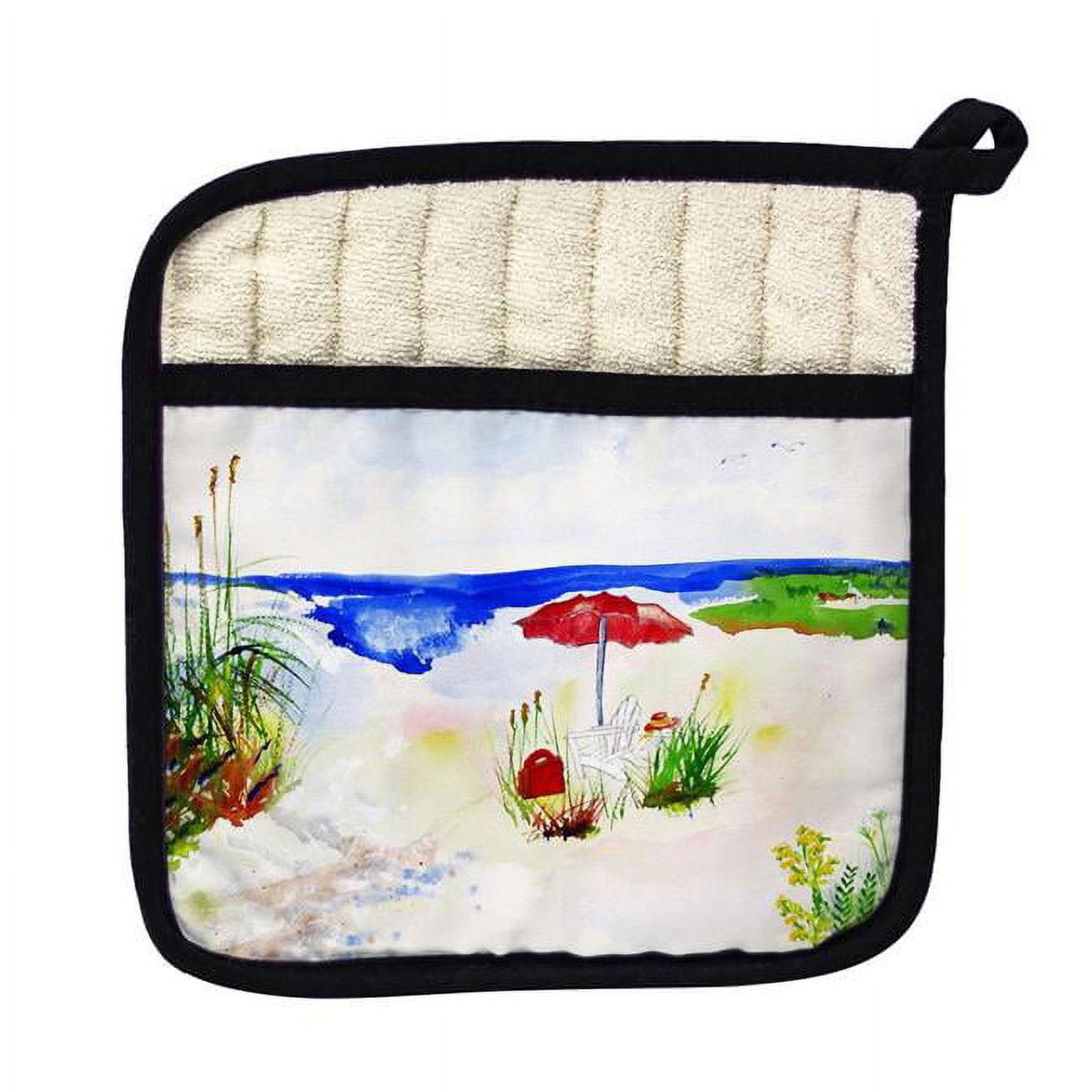 Picture of Betsy Drake PT380 Red Beach Umbrella Pot Holder