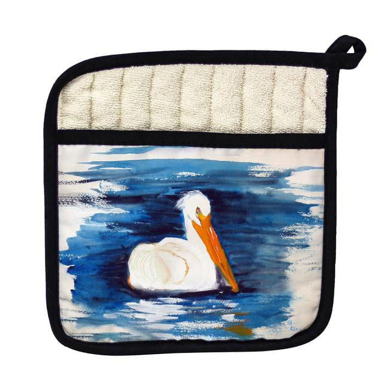 Betsy Drake PT382 Spring Creek Pelican Pot Holder