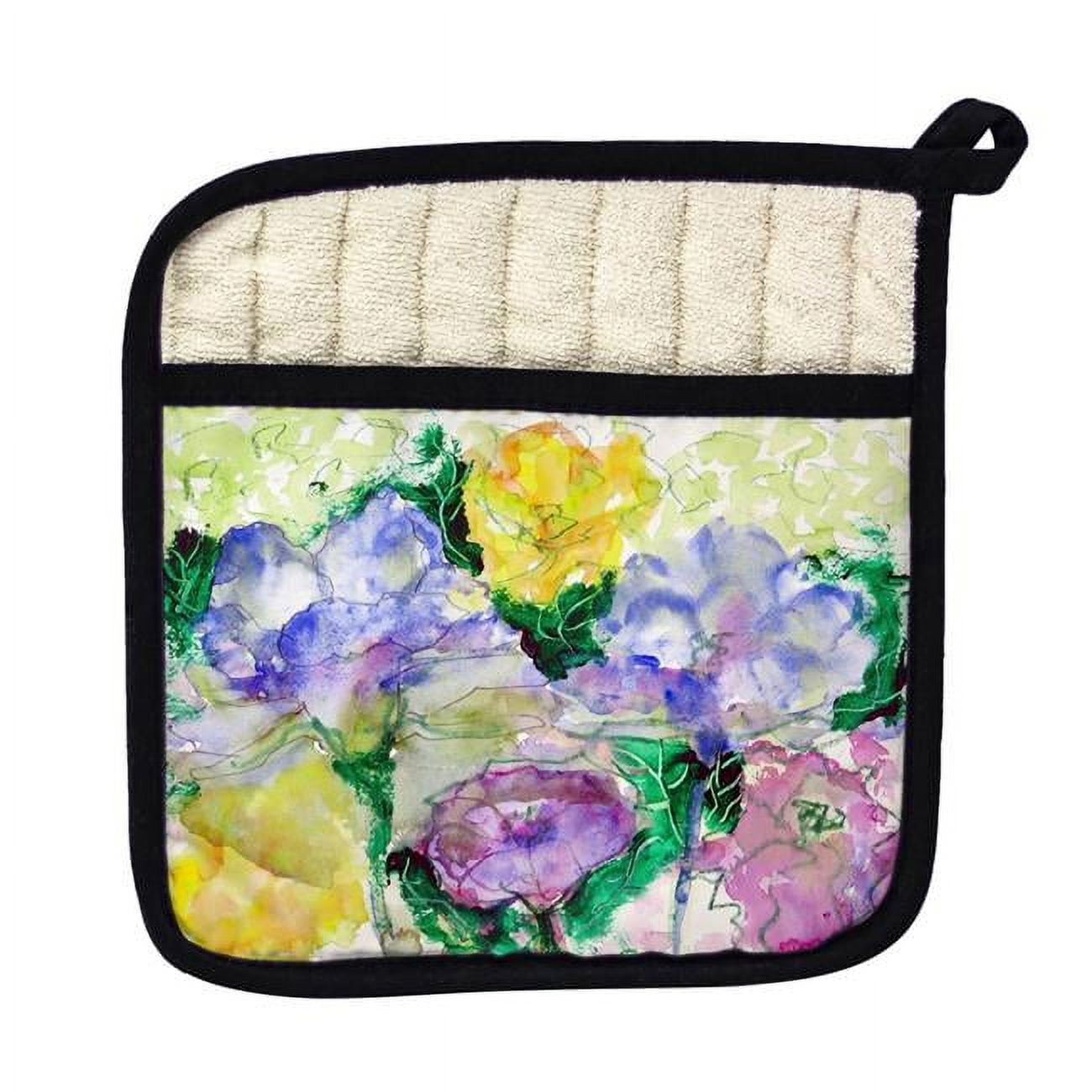 Picture of Betsy Drake PT390 Watercolor Garden Pot Holder