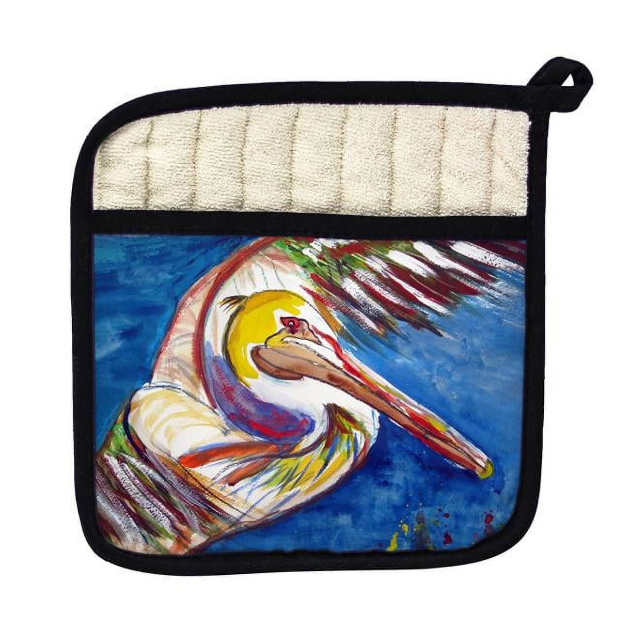 Picture of Betsy Drake PT413 Pelican Wing Pot Holder