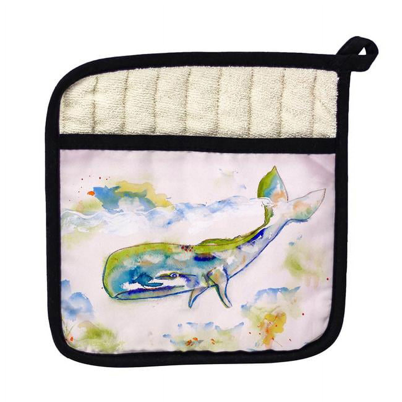 Picture of Betsy Drake PT420 Whale Pot Holder
