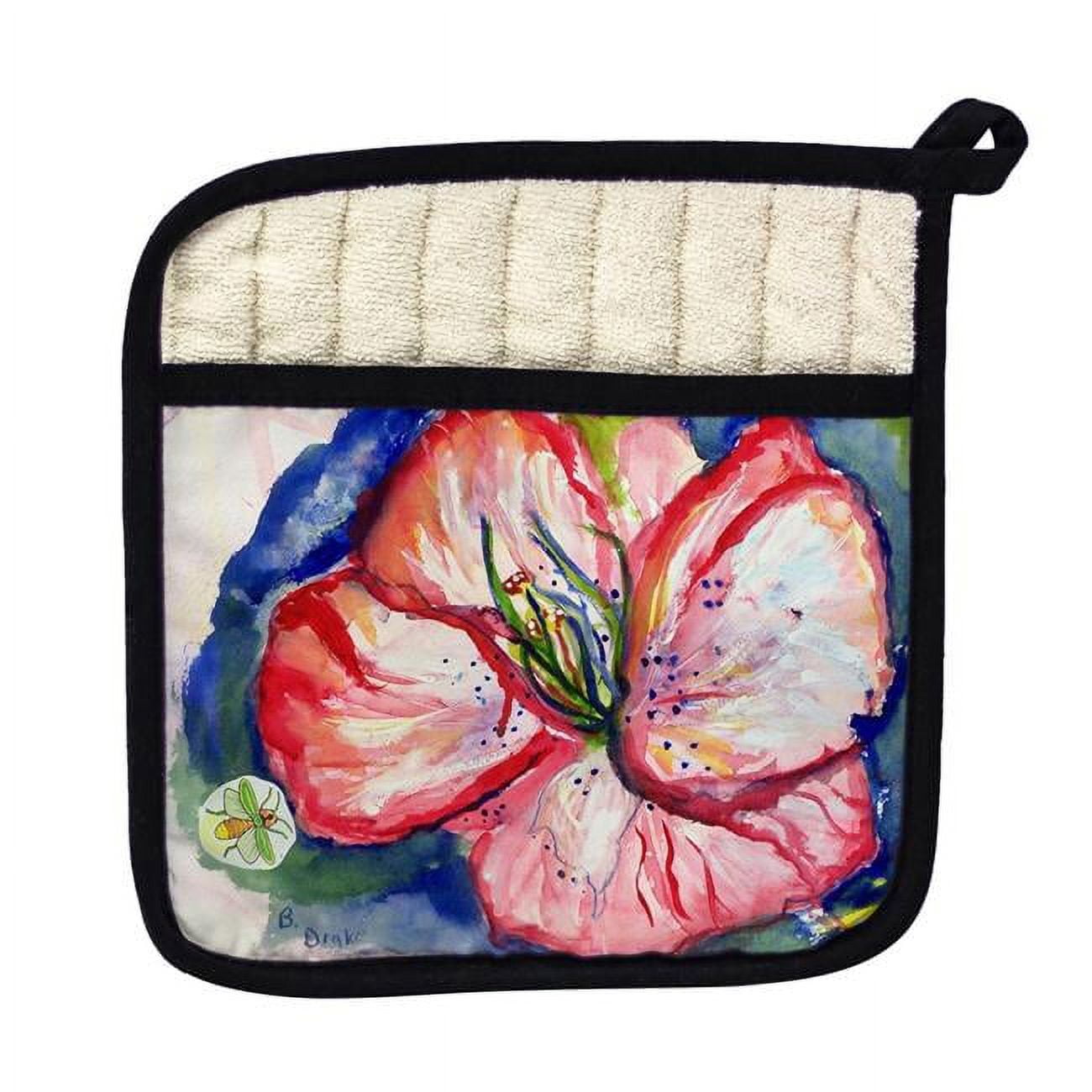 Picture of Betsy Drake PT422 Hibiscus Pot Holder