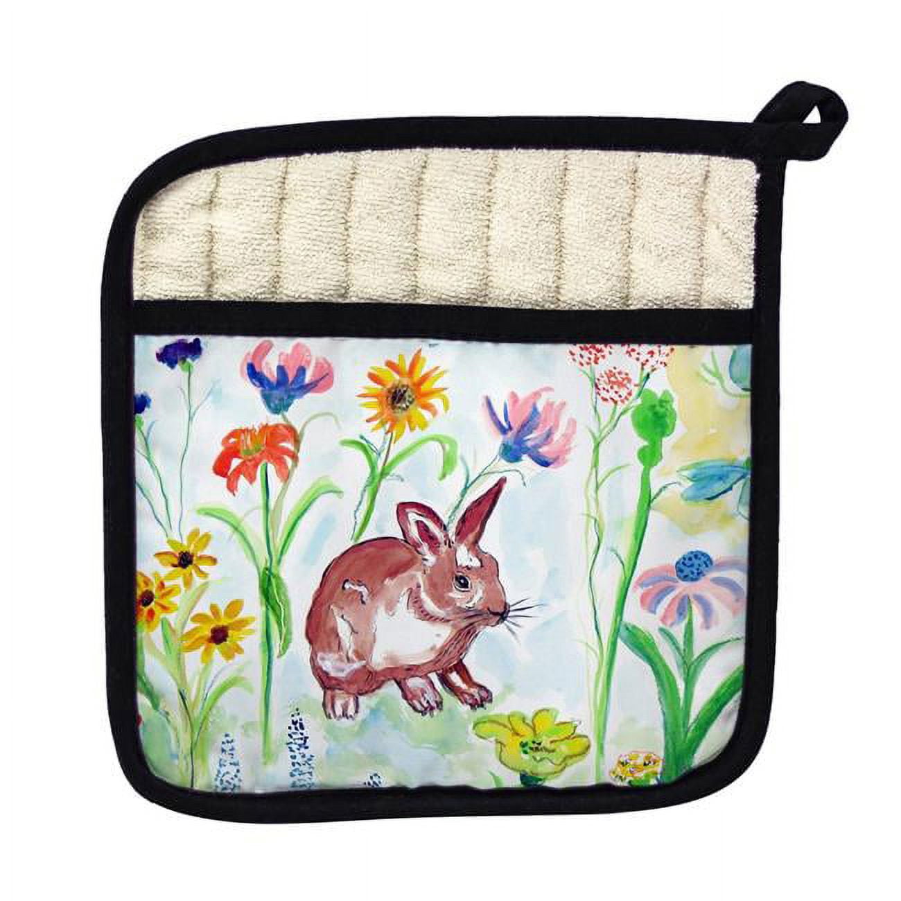 Picture of Betsy Drake PT428 Whiskers Bunny Pot Holder