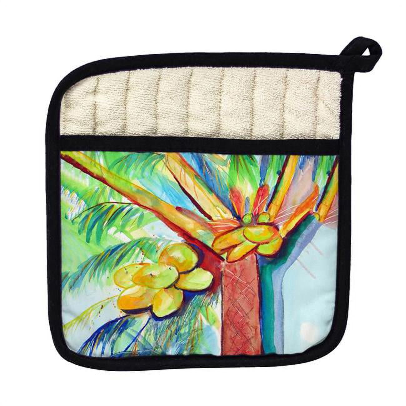 Picture of Betsy Drake PT452 Cocoa Nut Tree Pot Holder