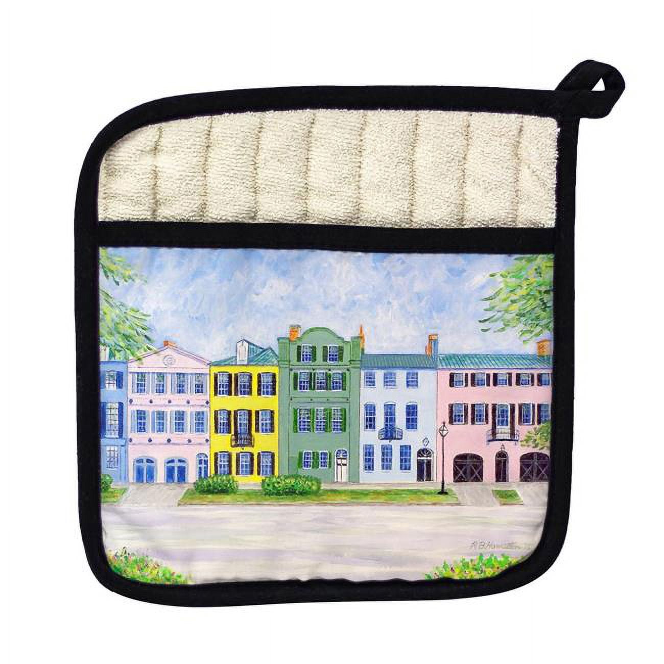 Picture of Betsy Drake PT540 Rainbow Row Pot Holder