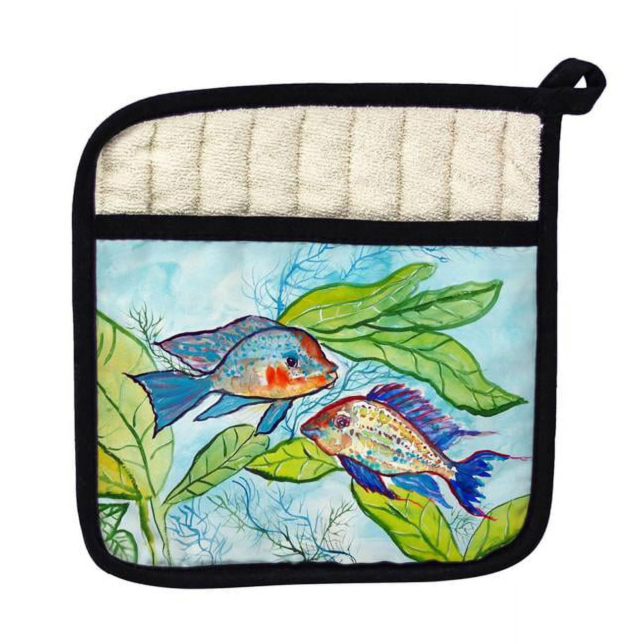 Picture of Betsy Drake PT642 Pair of Fish Pot Holder