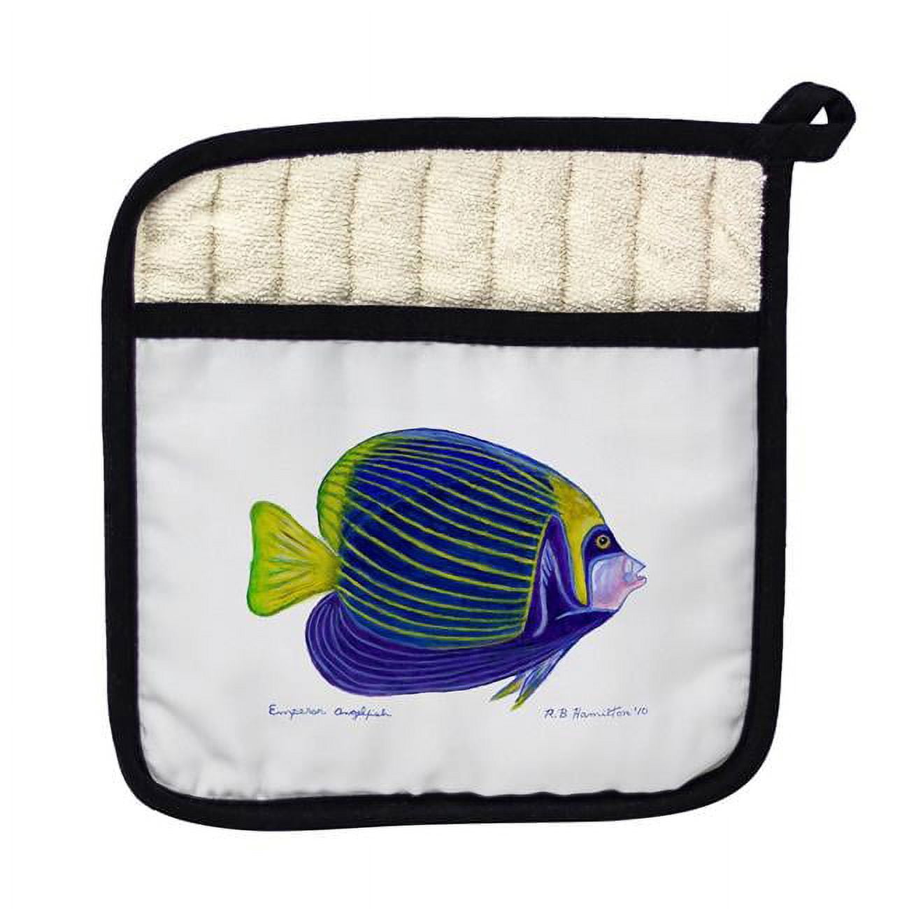 Betsy Drake PT670 Emperor Angelfish Pot Holder
