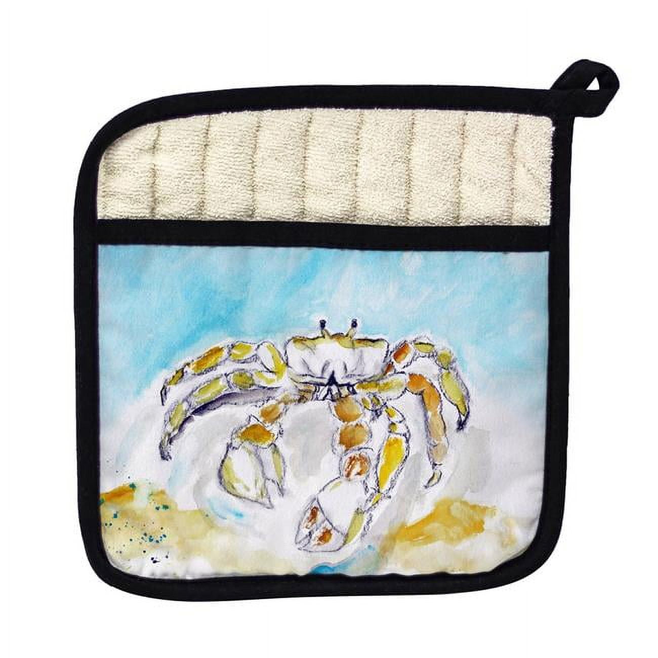 Betsy Drake PT717 Ghost Crab Pot Holder