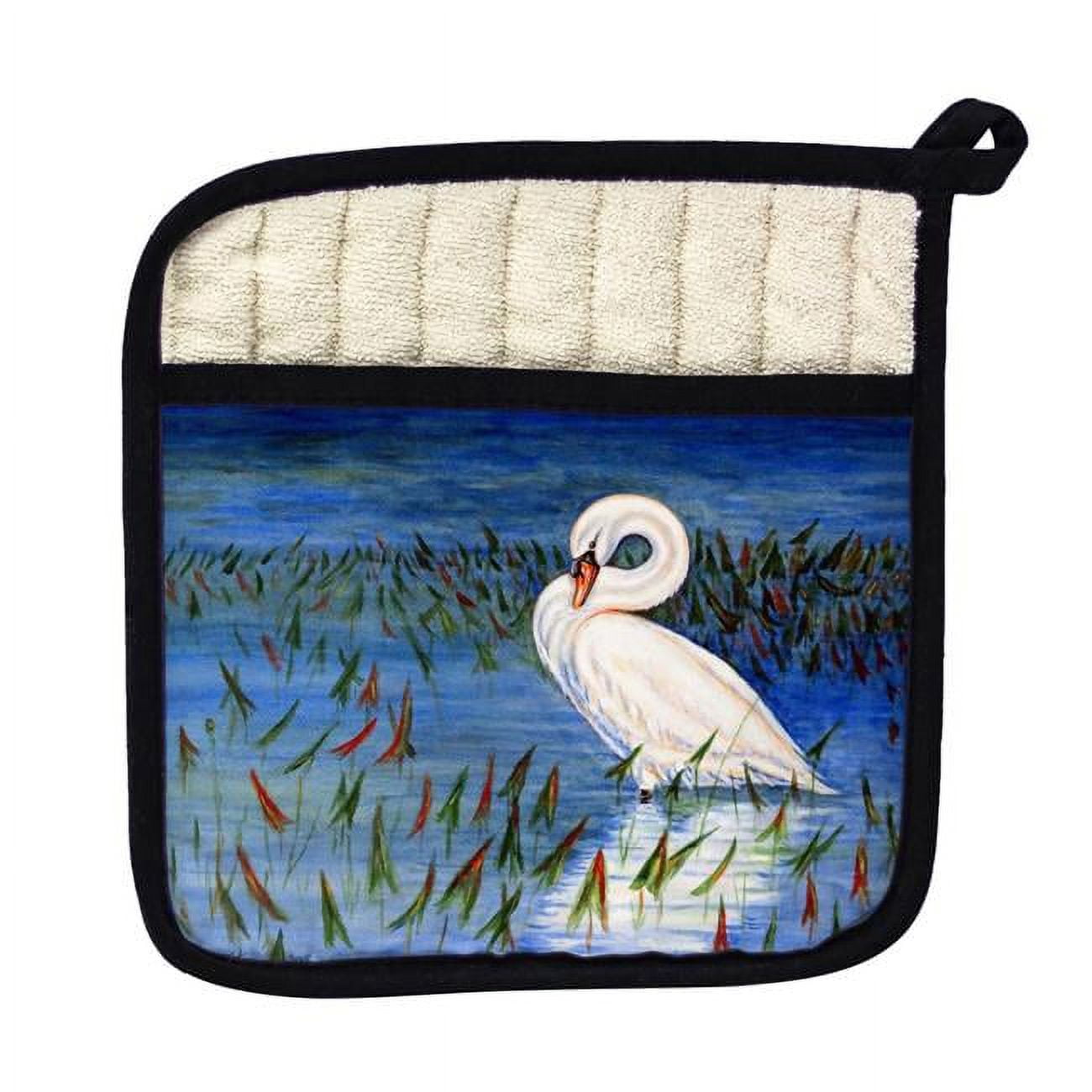 Betsy Drake PT777 Mute Swan Pot Holder