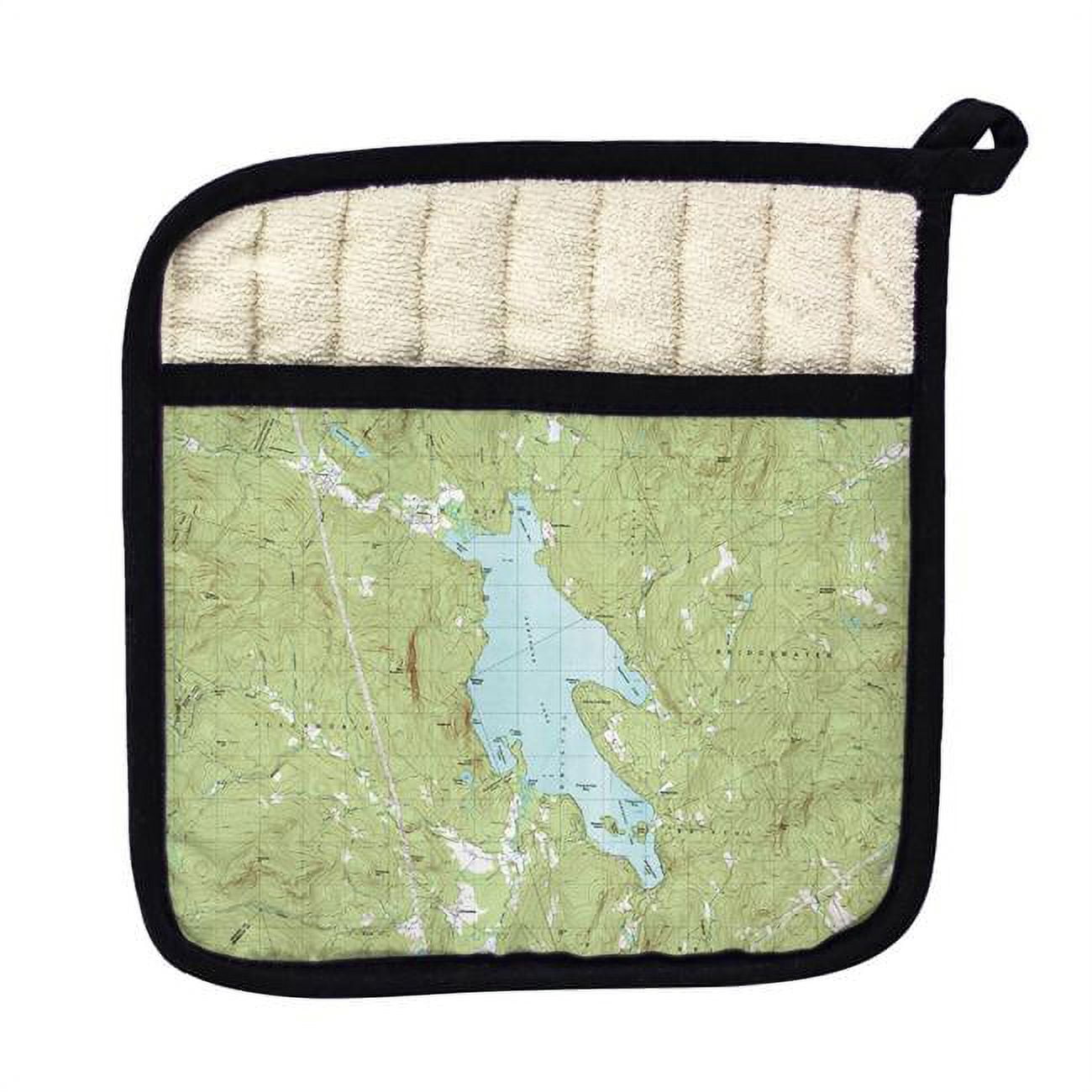 Picture of Betsy Drake PT794 Newfound Lake, NH Nautical Map Pot Holder