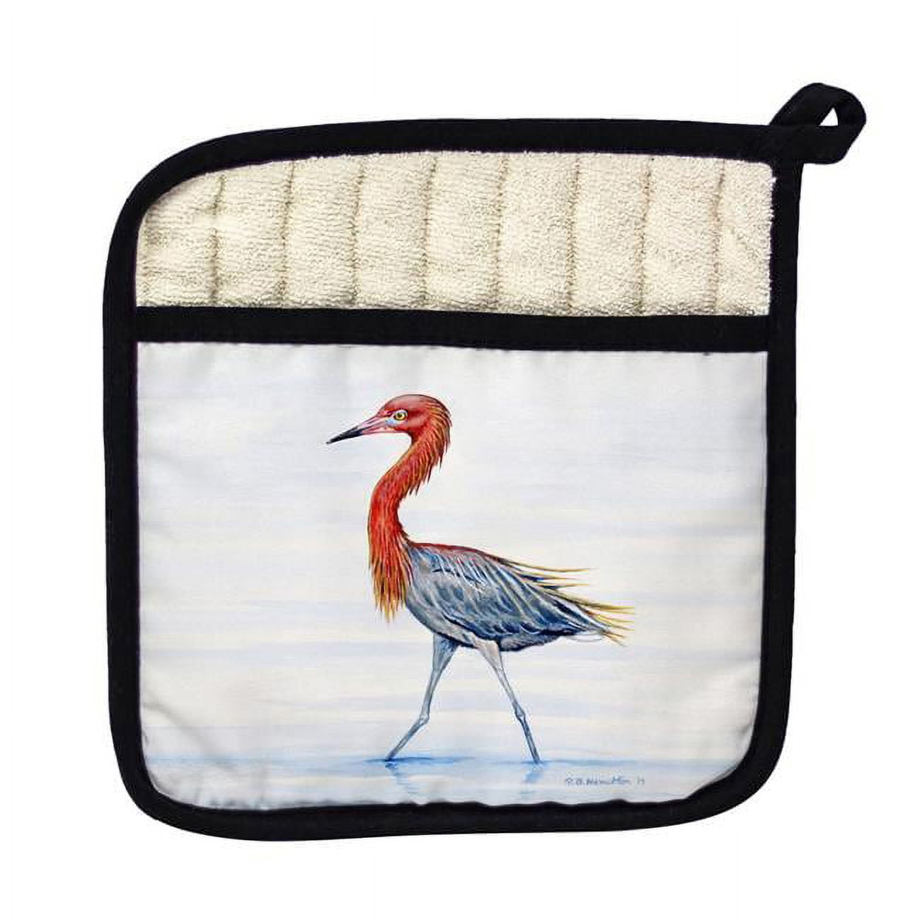 Picture of Betsy Drake PT820 Reddish Egret Pot Holder